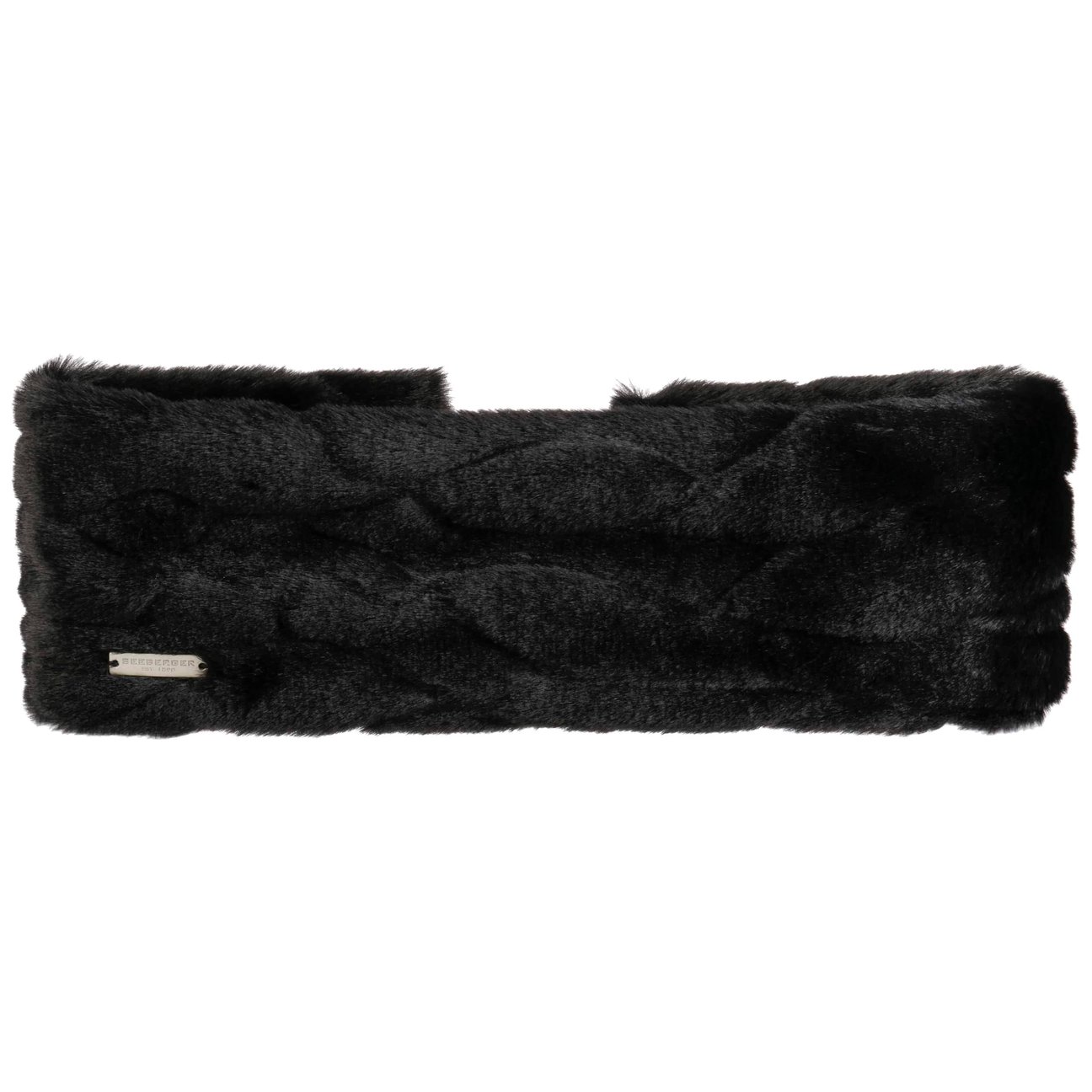 Seeberger Women's Black Faux Fur Headband By