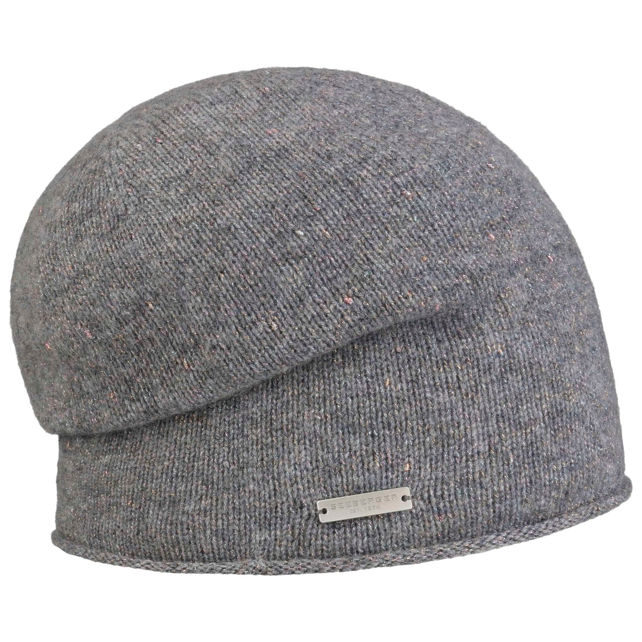 Seeberger Women's Grey Vanjessa Cashmere Beanie Hat By