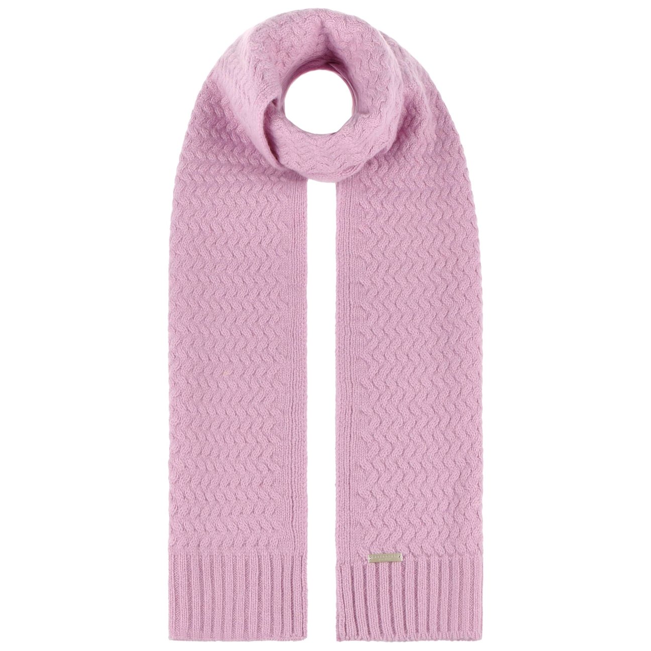 Seeberger Unisex Rose Merino Yak Knit Scarf By