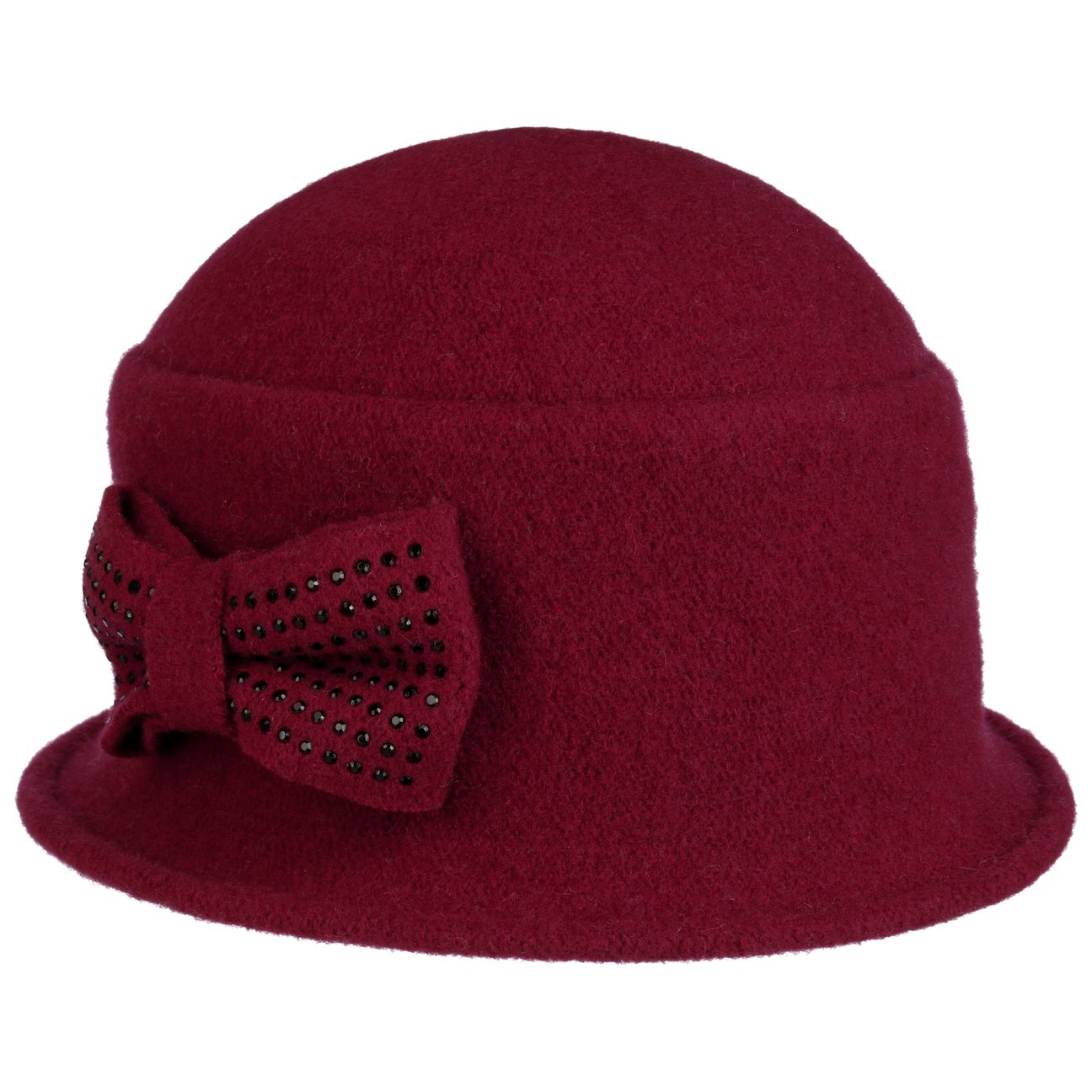 Seeberger Women's Raspberry Manja Milled Wool Hat By