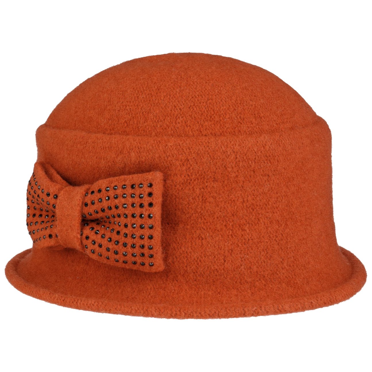 Seeberger Women's Terracotta Manja Milled Wool Hat By