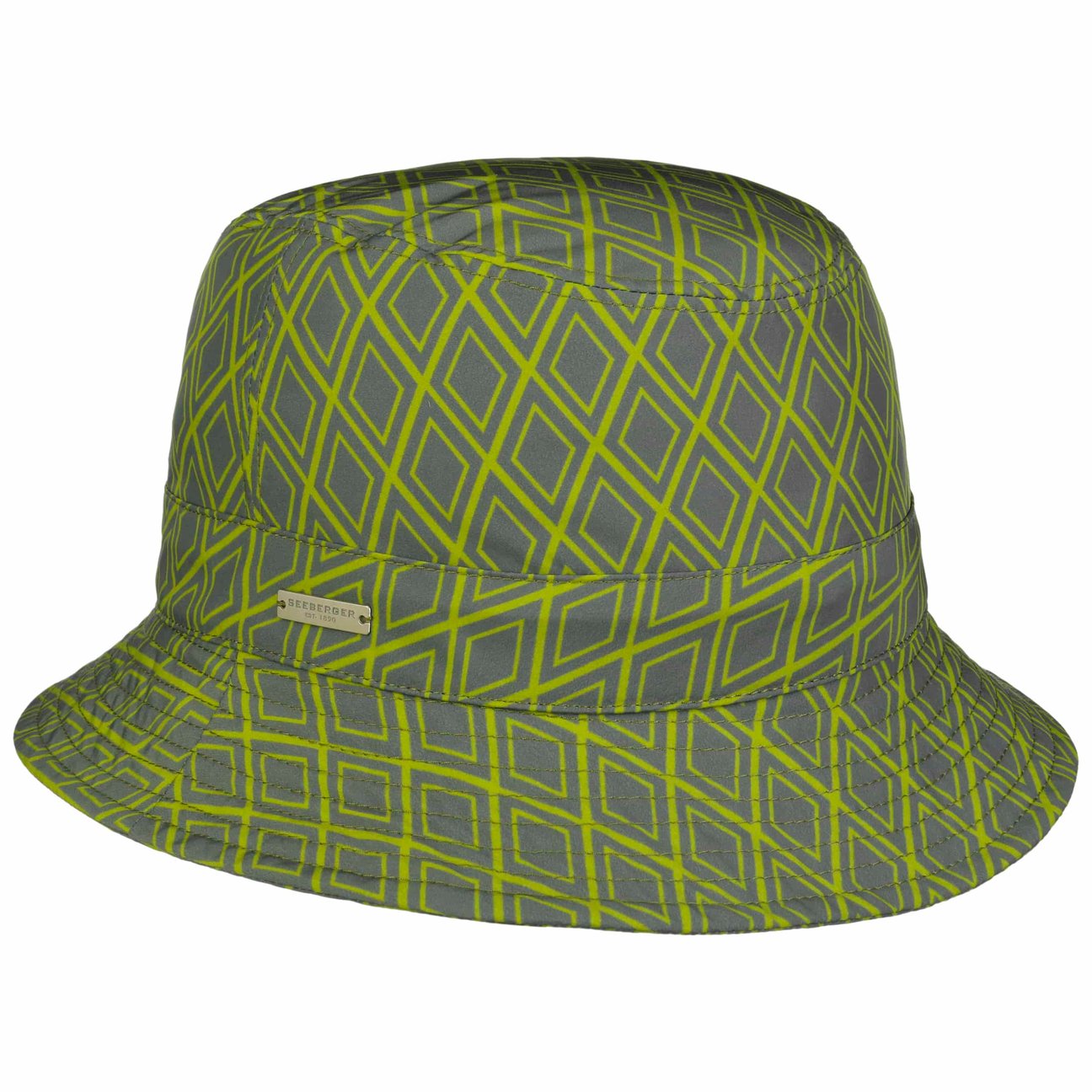 Seeberger Women's Green Twotone Bucket Rain Hat By