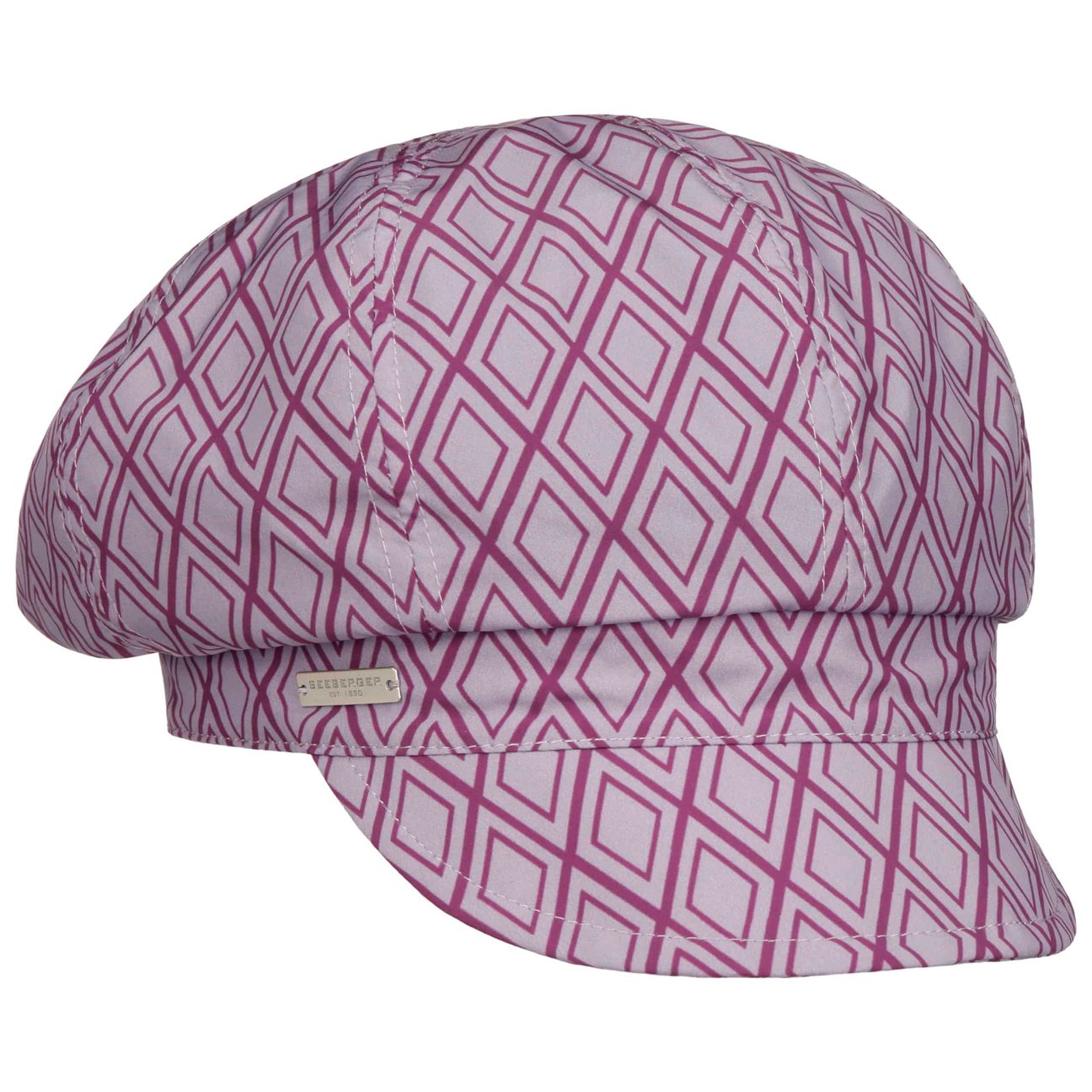 Seeberger Women's Lilac Twotone Newsboy Rain Cap By