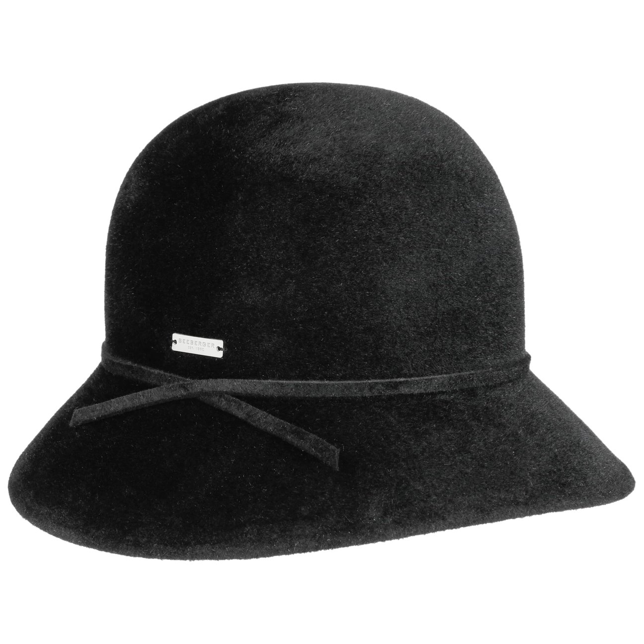 Seeberger Women's Black Katya Cloche Hat By