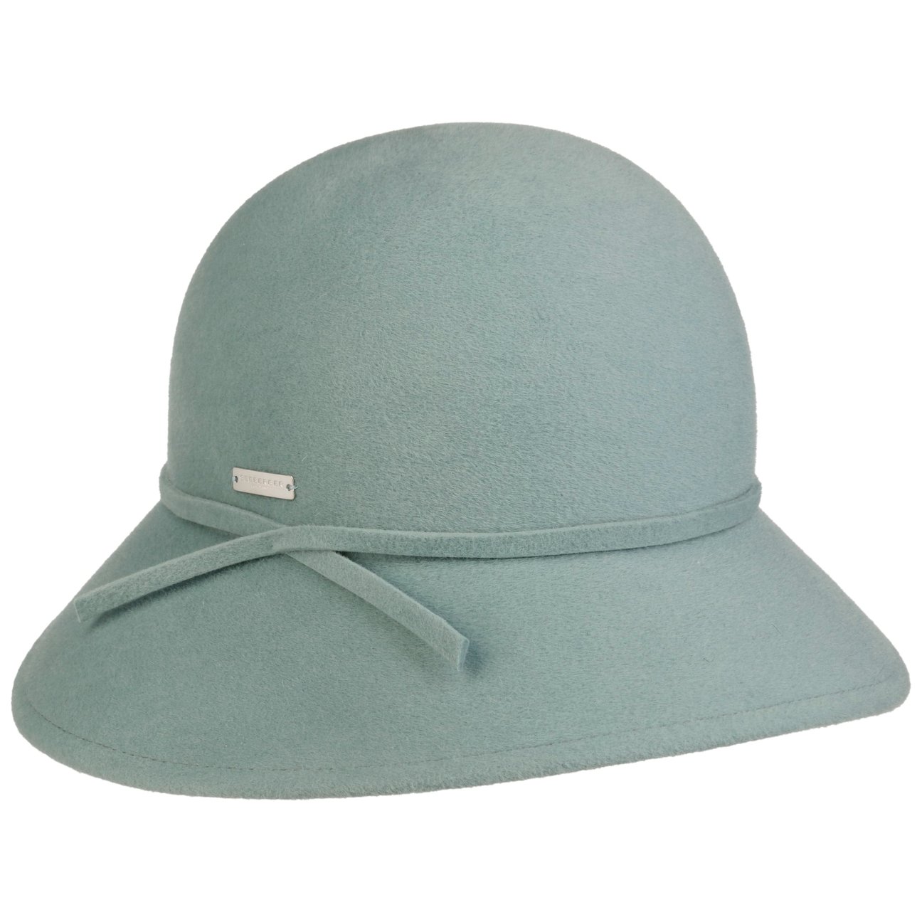 Seeberger Women's Mint Green Katya Cloche Hat By