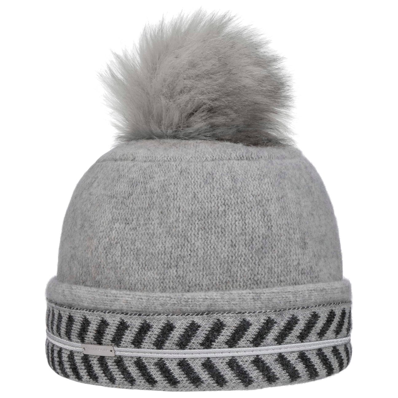 Seeberger Unisex Grey Kenama Milled Wool Hat By