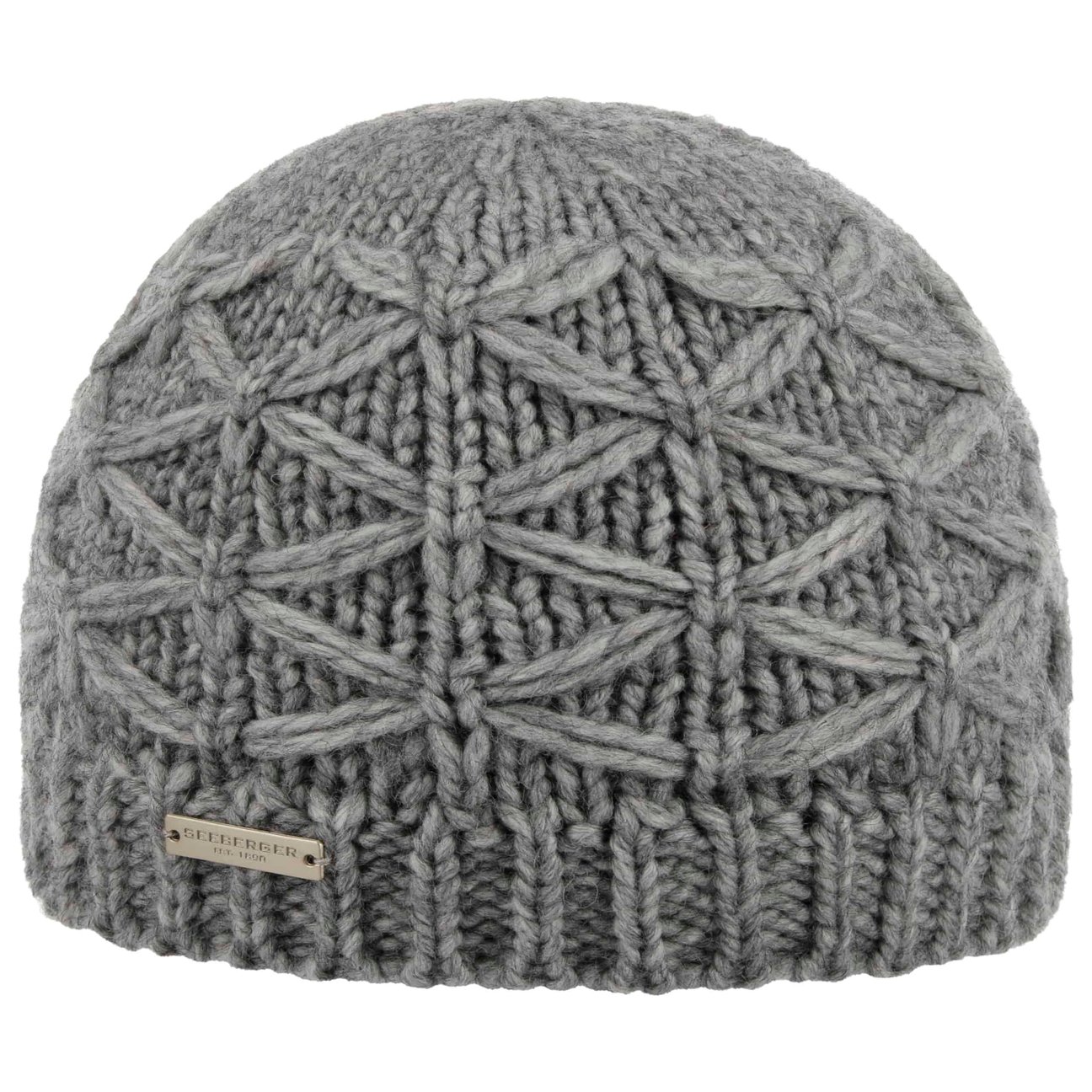 Seeberger Women's Light Grey Annelie Knit Beanie By