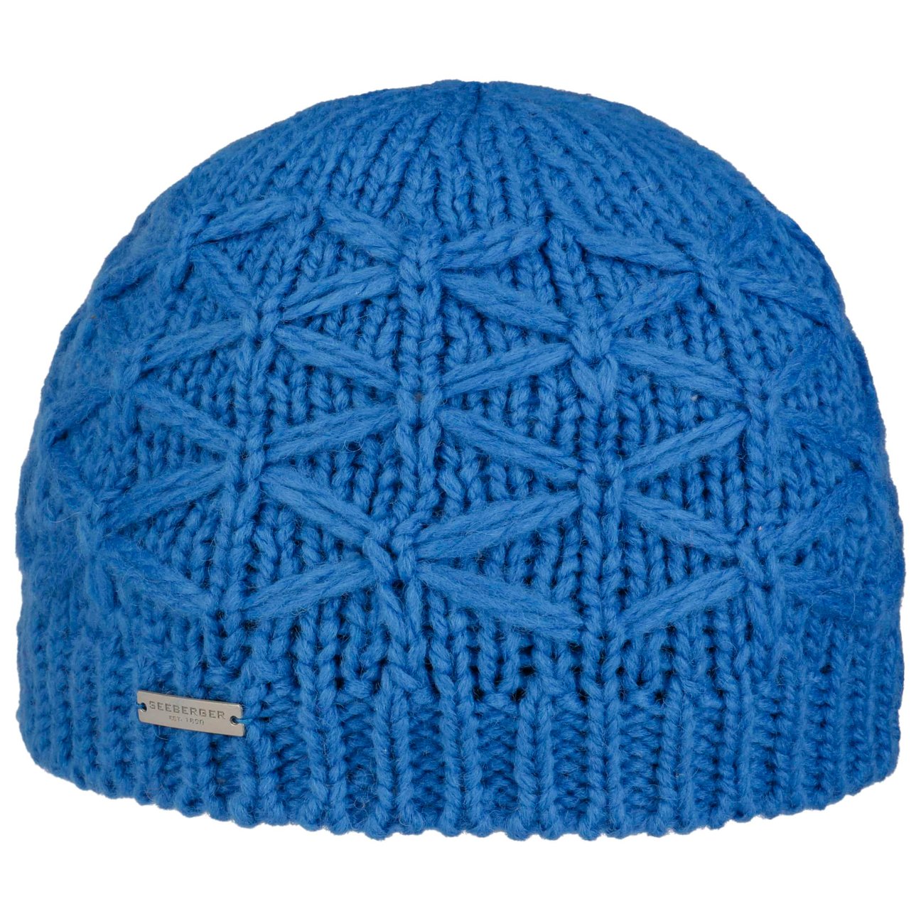 Seeberger Women's Royal-Blue Annelie Knit Beanie By