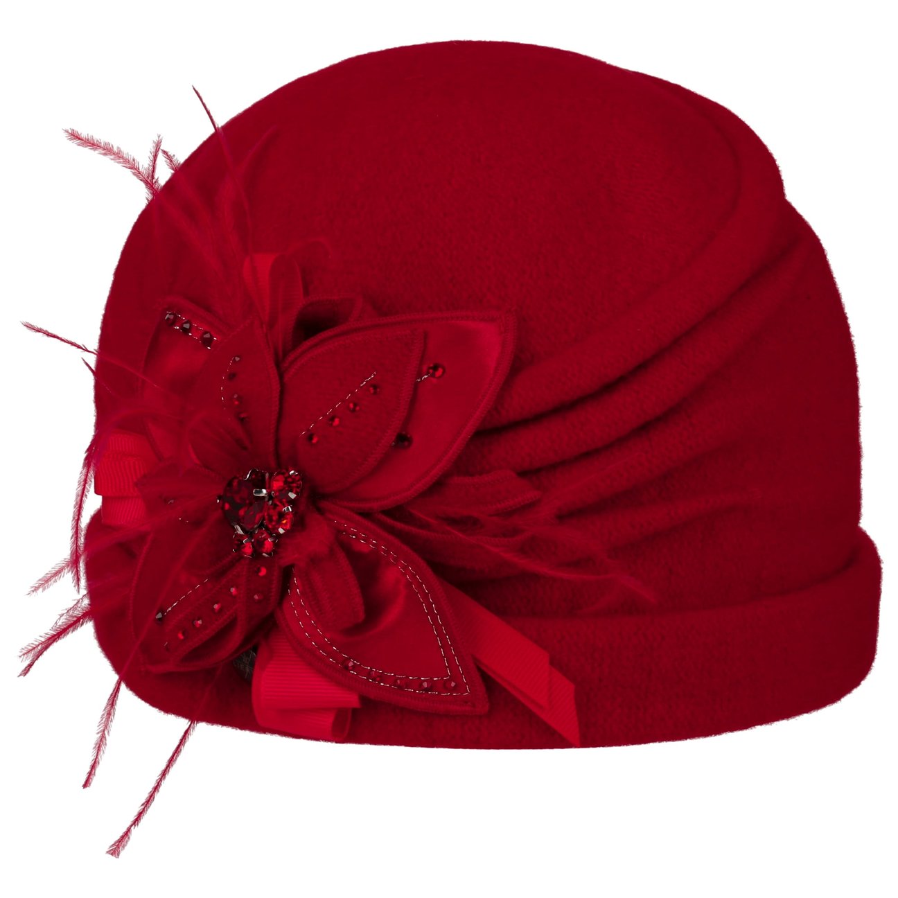 Lierys Women's Red Caramagna Wool Beanie By