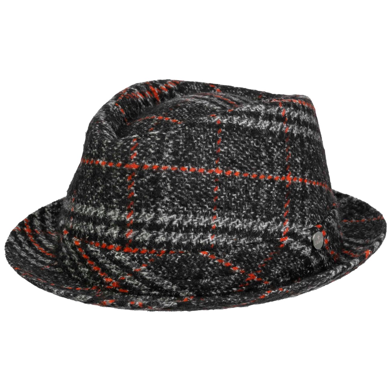 Lierys Anthracite Merteo Trilby Wool Hat By