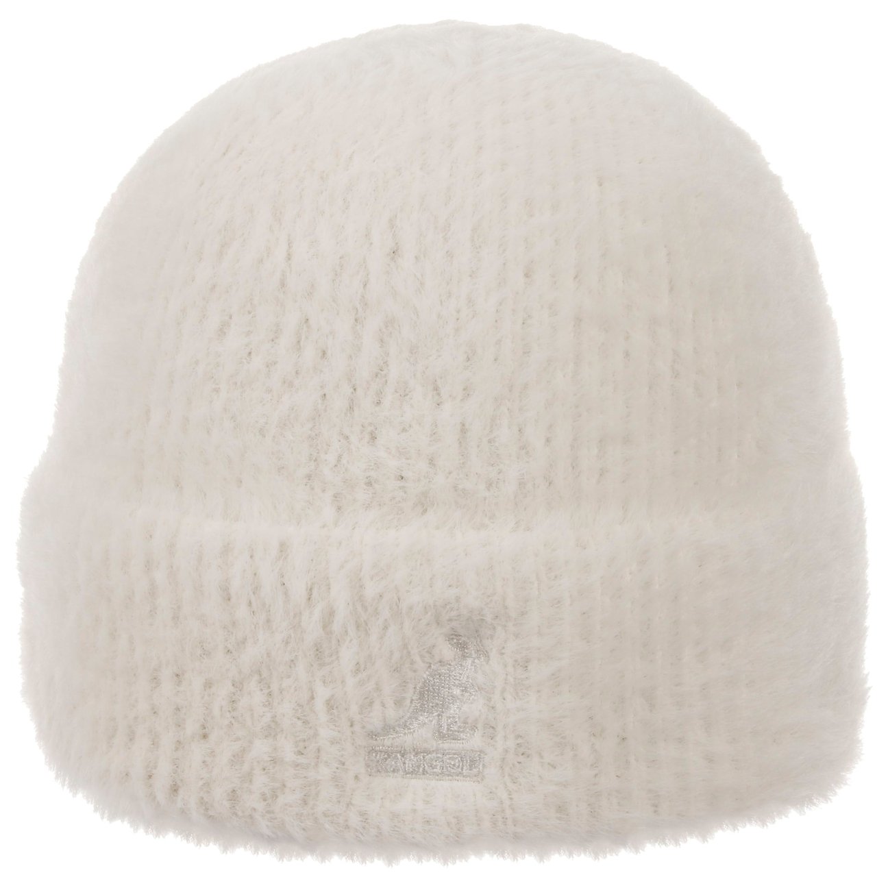 Kangol Women's Cream White Faux Fur Beanie Hat By
