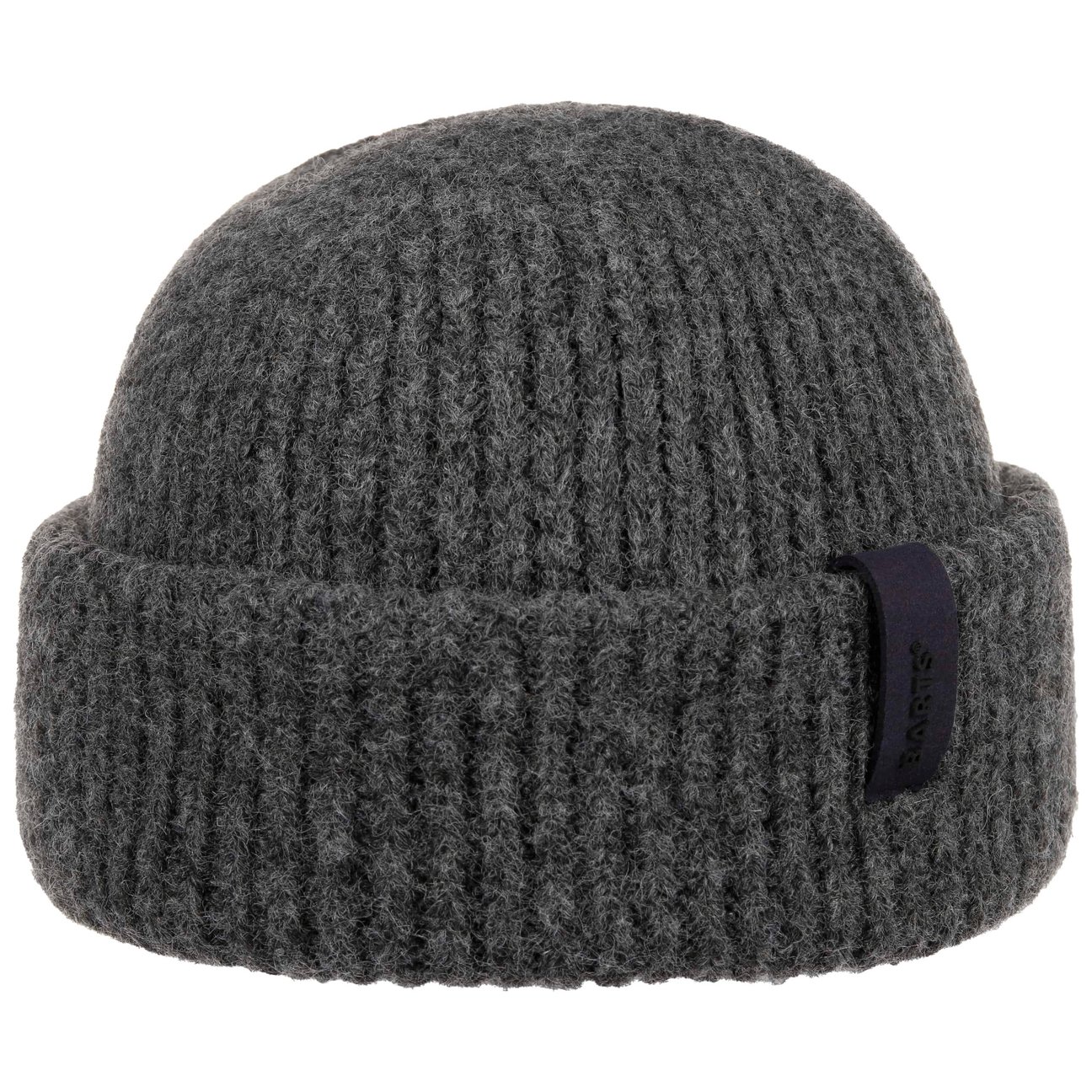 Barts Men's Anthracite Banxs Short Beanie Hat By