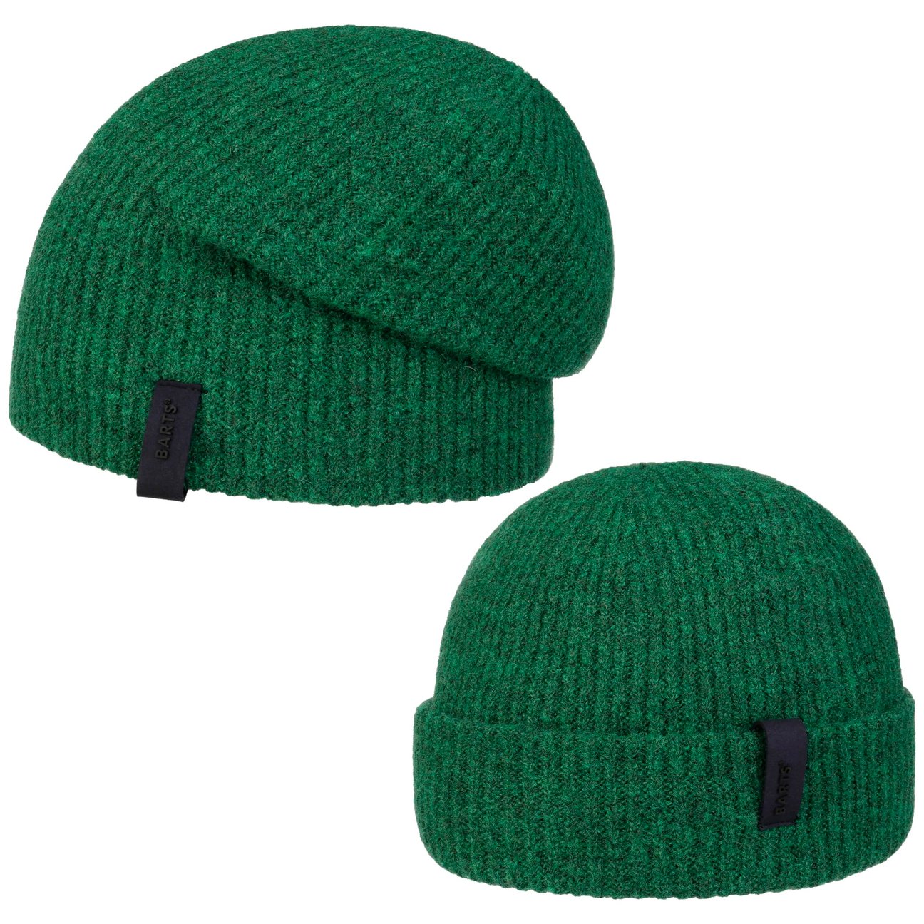 Barts Men's Green Rhodoz 2-Way Beanie Hat By