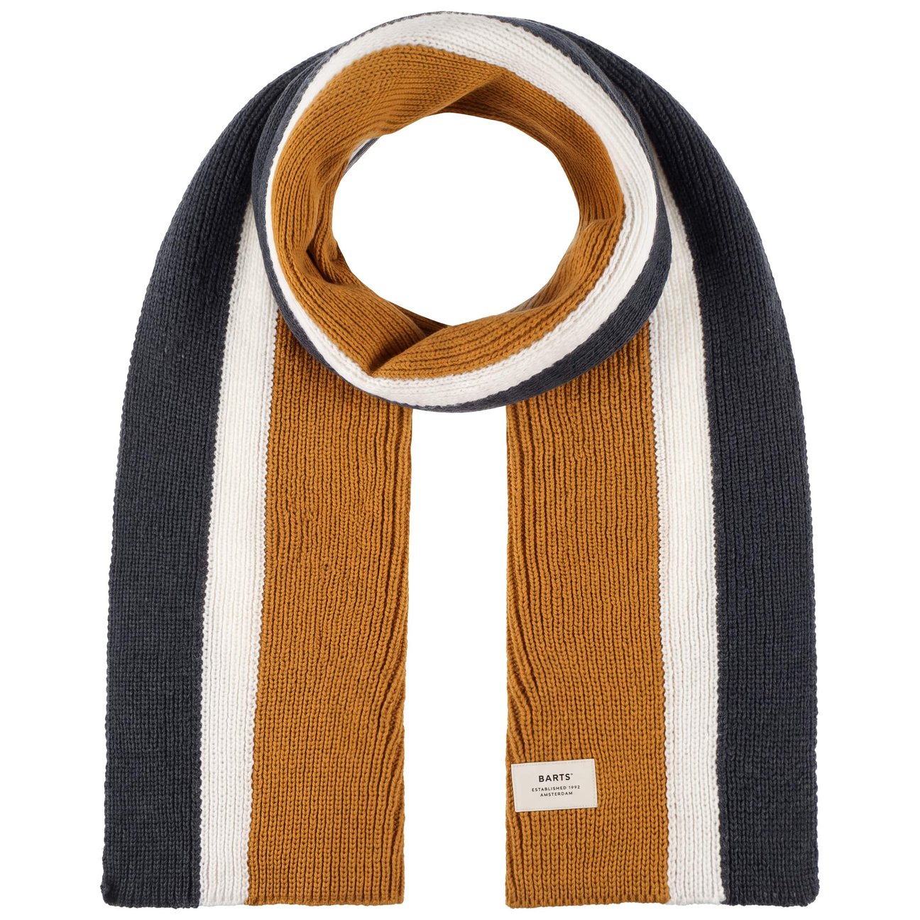 Barts Men's Mustard Ardem Knit Scarf By
