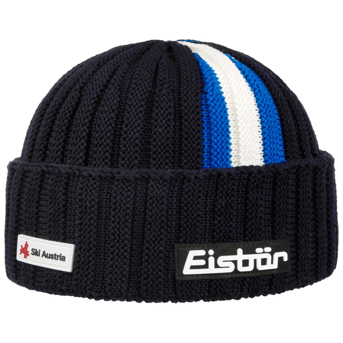 Eisbär Men's Navy Leizel Rl Ski Austria Beanie Hat By