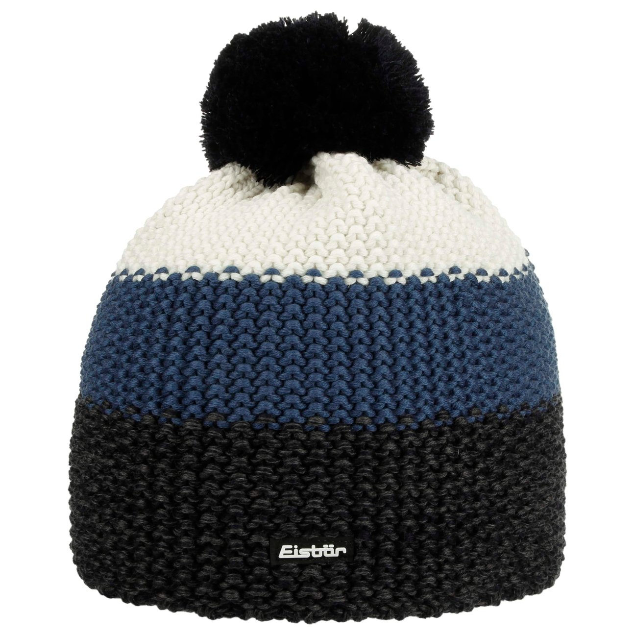 Eisbär Men's Blue Star Pompom Rl Beanie Hat By