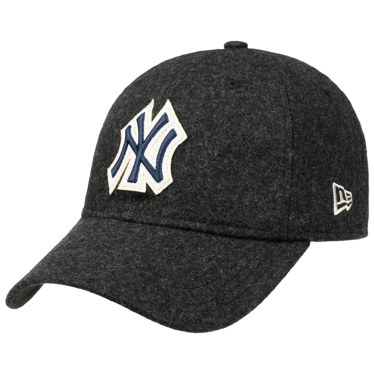 New Era Men's Anthracite 9Twenty Mlb Melton Yankees Cap By