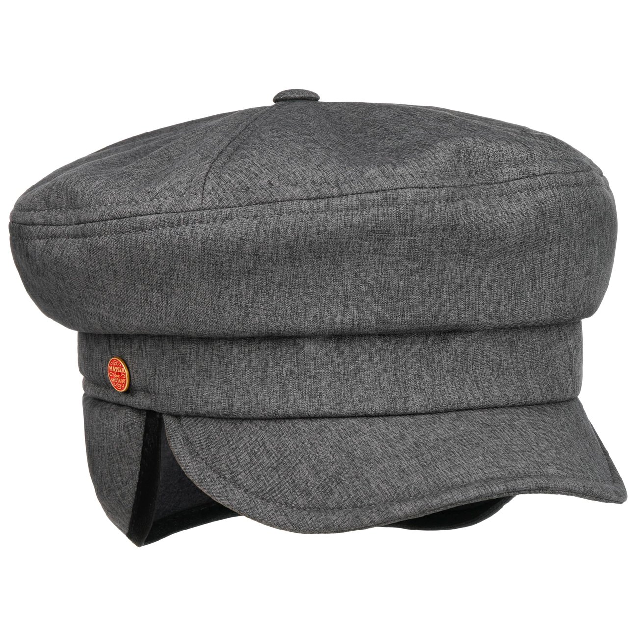 Mayser Women's Grey Debby Fisherman´S Cap With Ear Flaps By