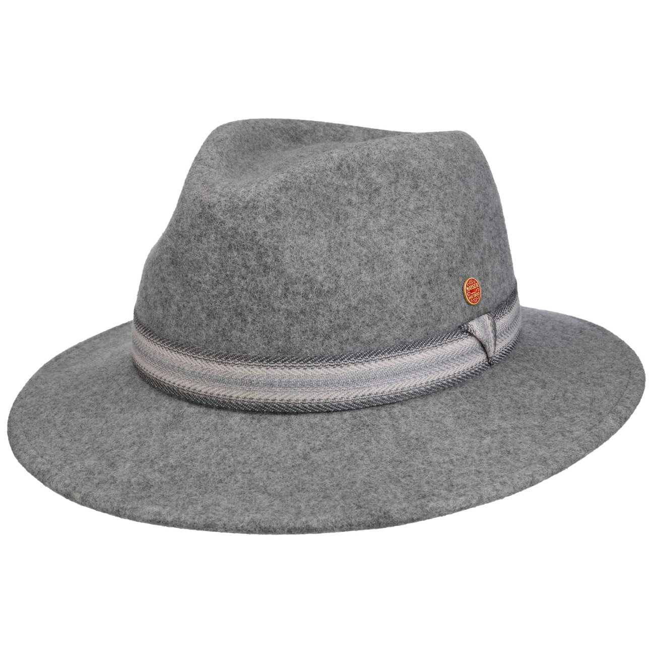 Mayser Women's Grey-Mottled Gedeon Trekking Wool Hat By