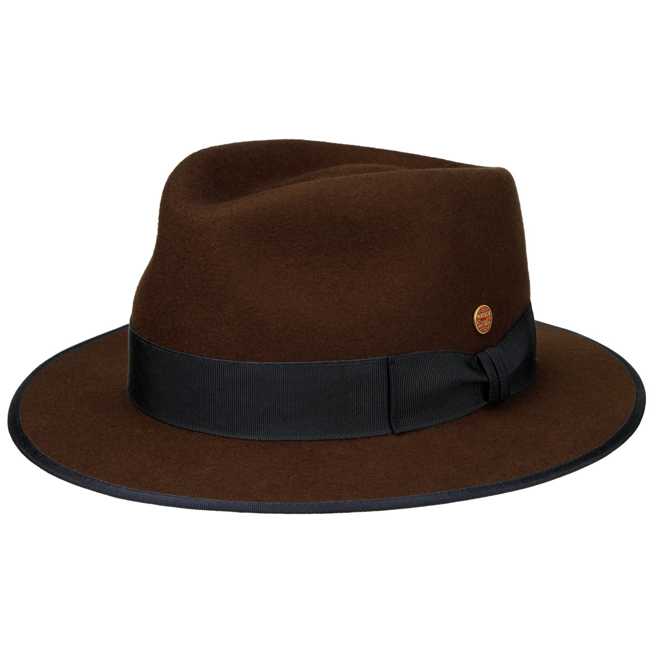 Mayser Women's Dark Brown Juliens Wool Hat By