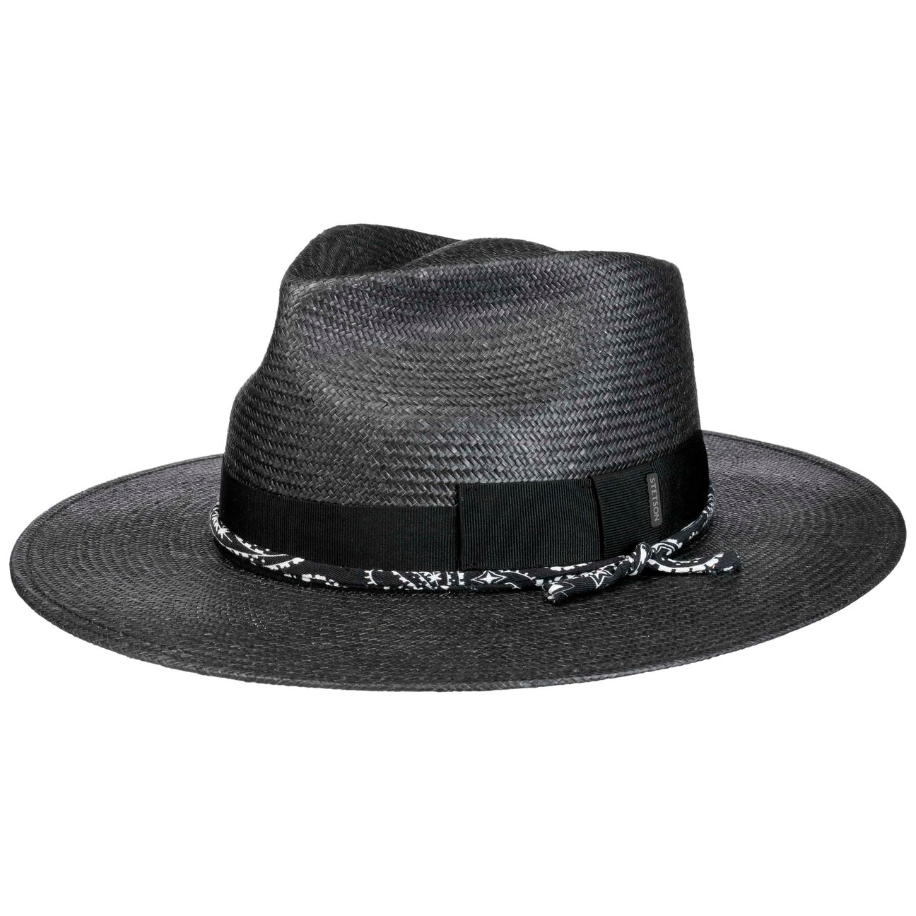 Stetson Women's Black Western Festival Toyo Straw Hat By