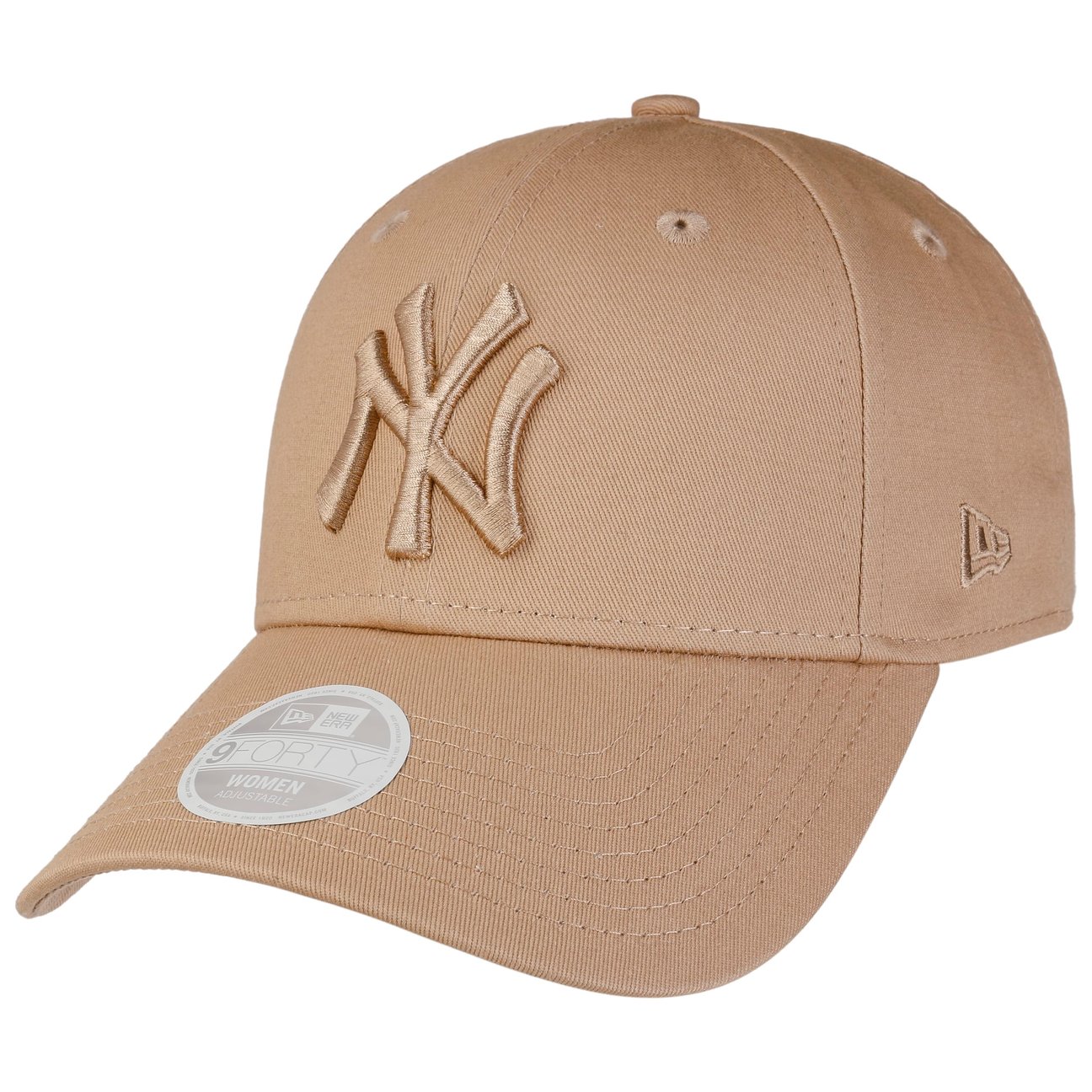 New Era Women's Beige 9Forty Wmns Mono Yankees Cap By