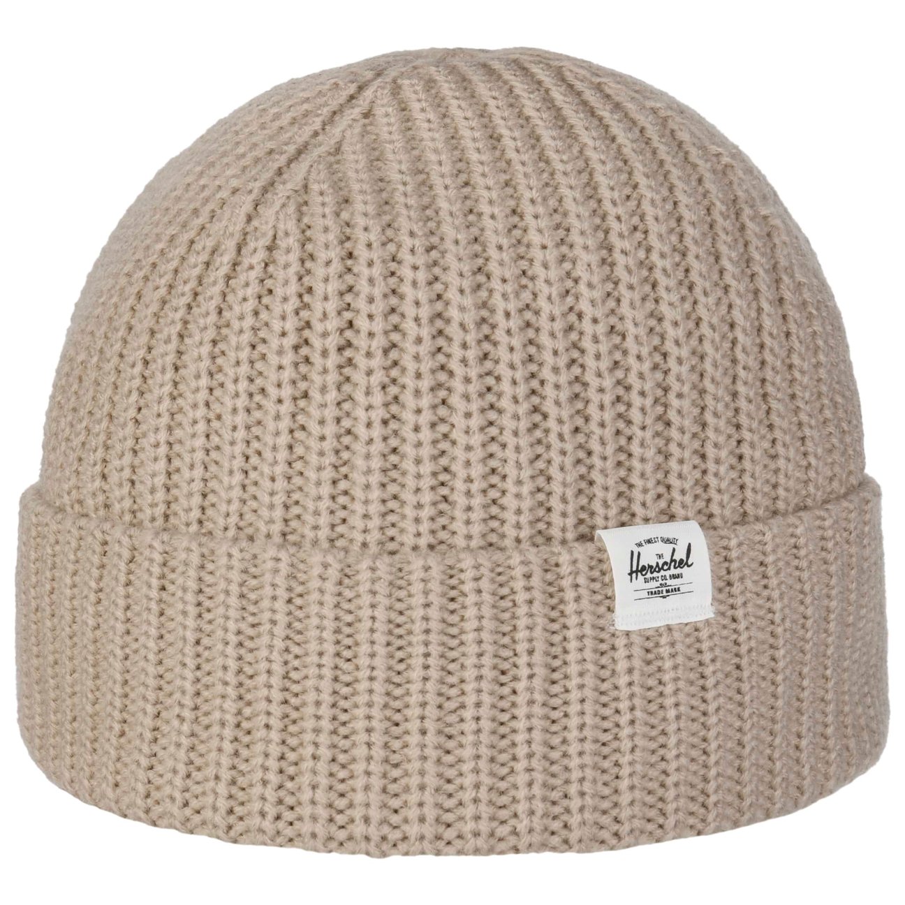 Herschel Men's Beige Uni Watch Beanie Hat By