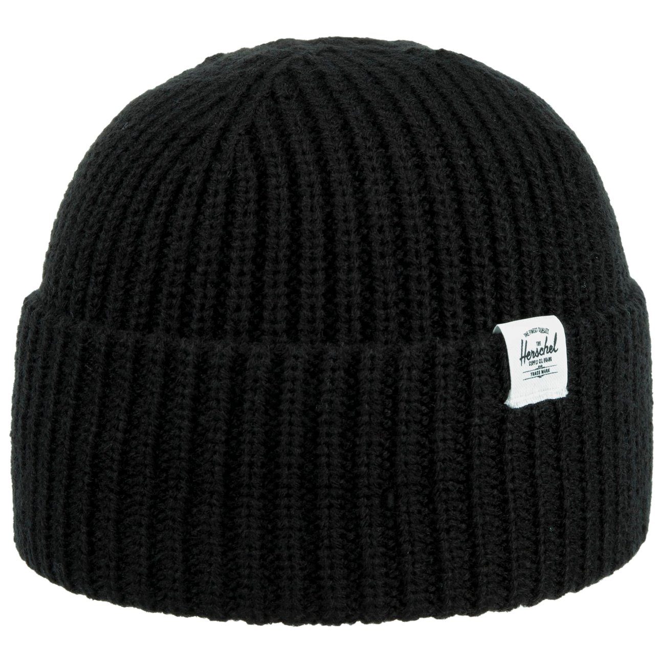 Herschel Men's Black Uni Watch Beanie Hat By