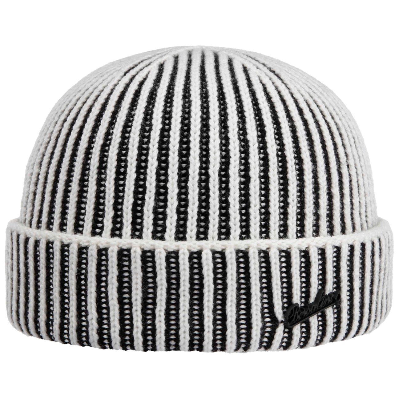 Borsalino Oatmeal Twotone Cotton Beanie With Cashmere By