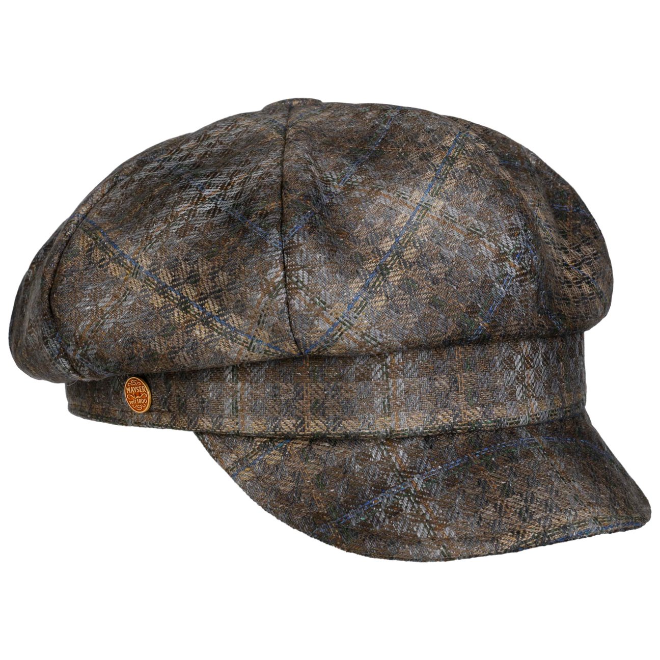 Mayser Girls Grey Ricarda Newsboy Cap By