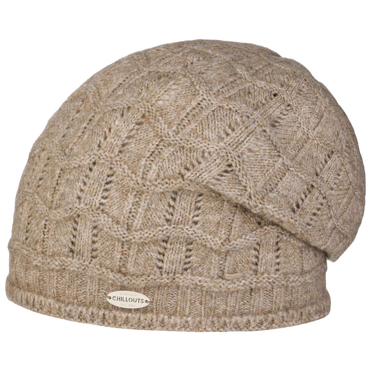 Chillouts Women's Taupe Maira Beanie Hat By