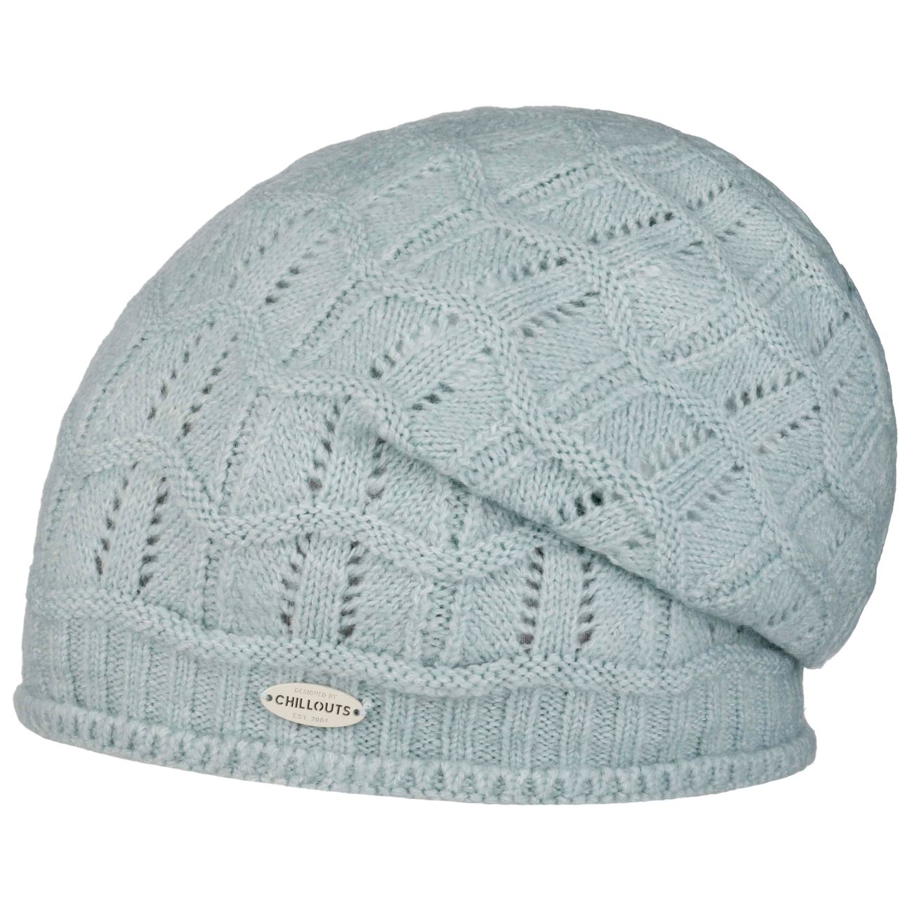 Chillouts Women's Light Blue Maira Beanie Hat By
