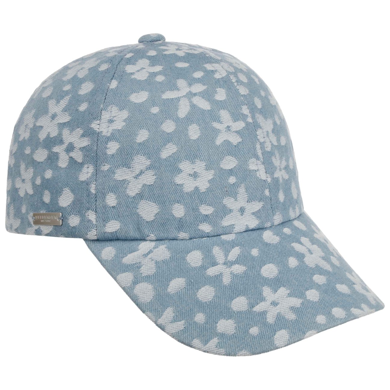 Seeberger Women's Denim Flower Cap By