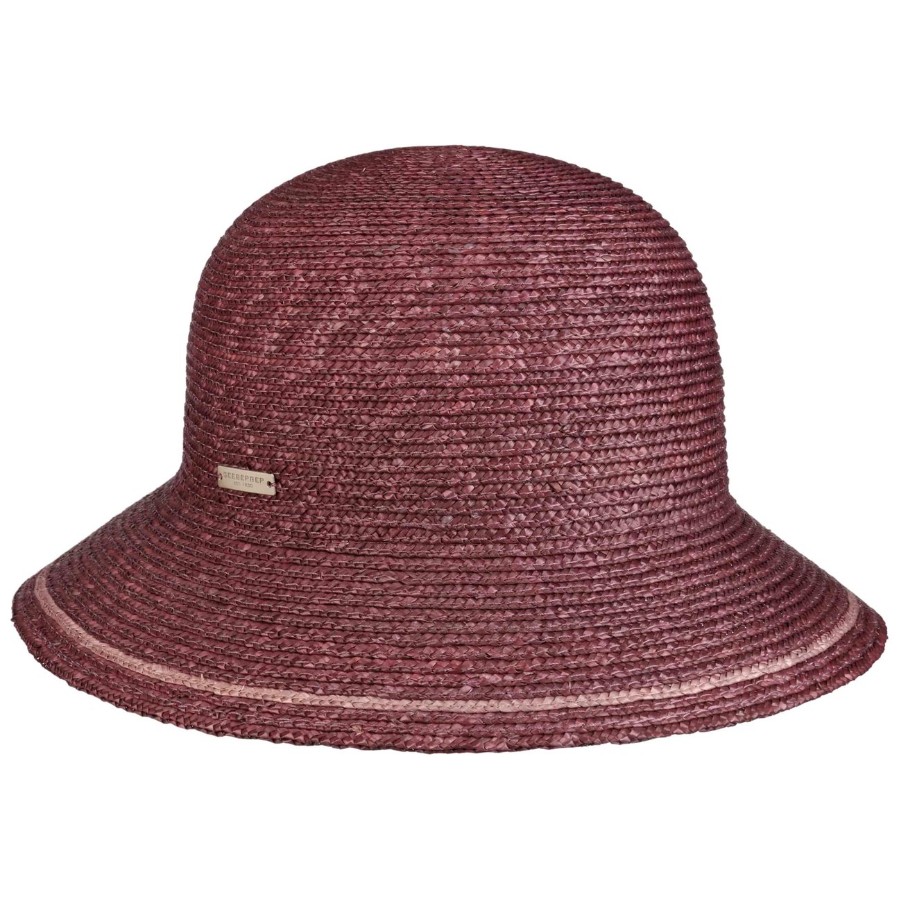 Seeberger Women's Plum Lenadia Straw Hat By
