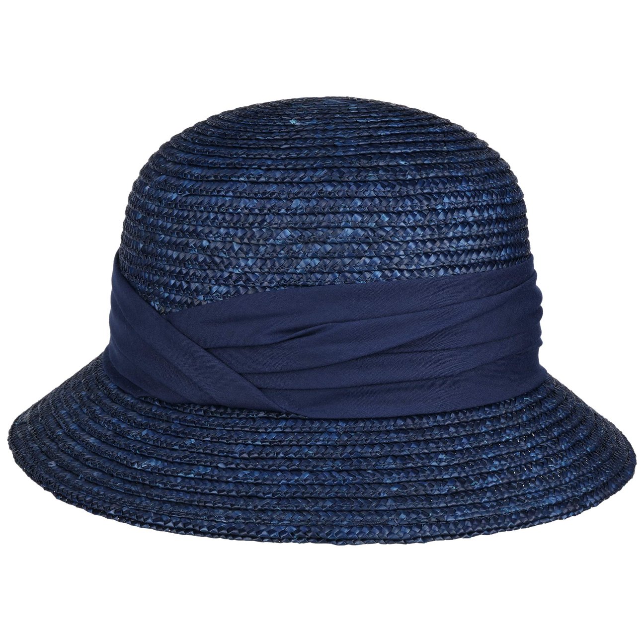 Seeberger Unisex Blue Minalea Straw Hat By