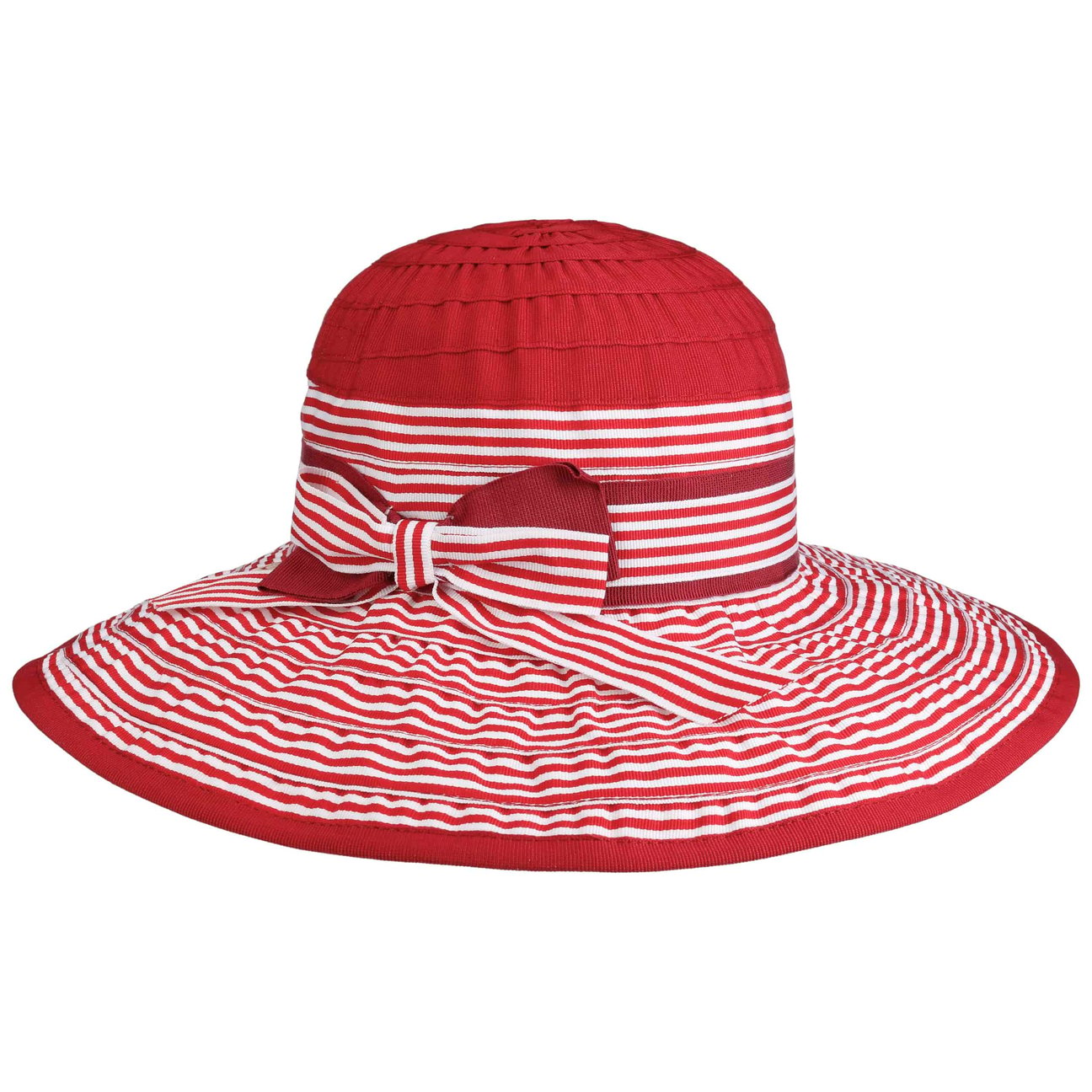 Bedacht Women's Red Virola Twotone Floppy Hat By