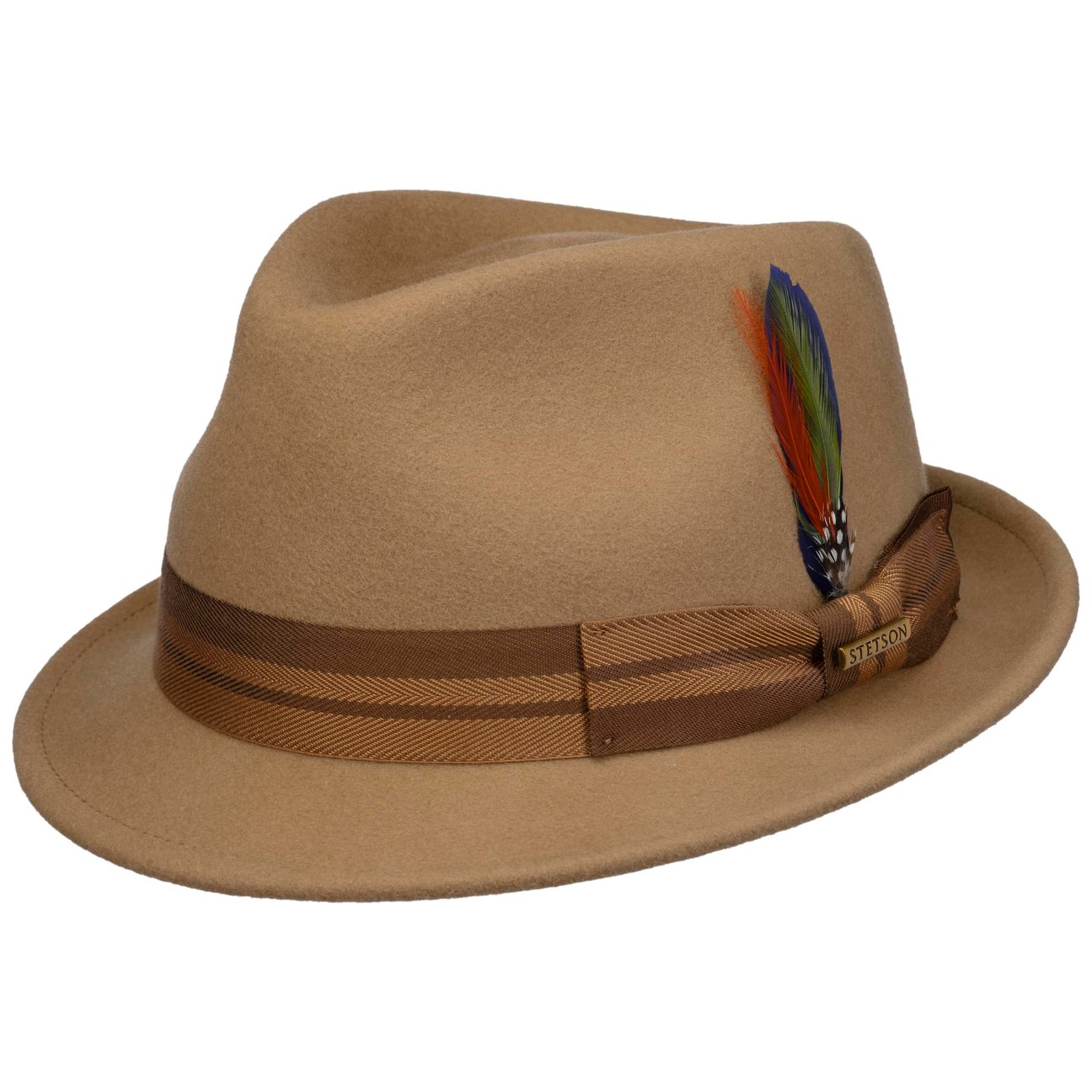Stetson Beige Etowah Trilby Wool Hat By