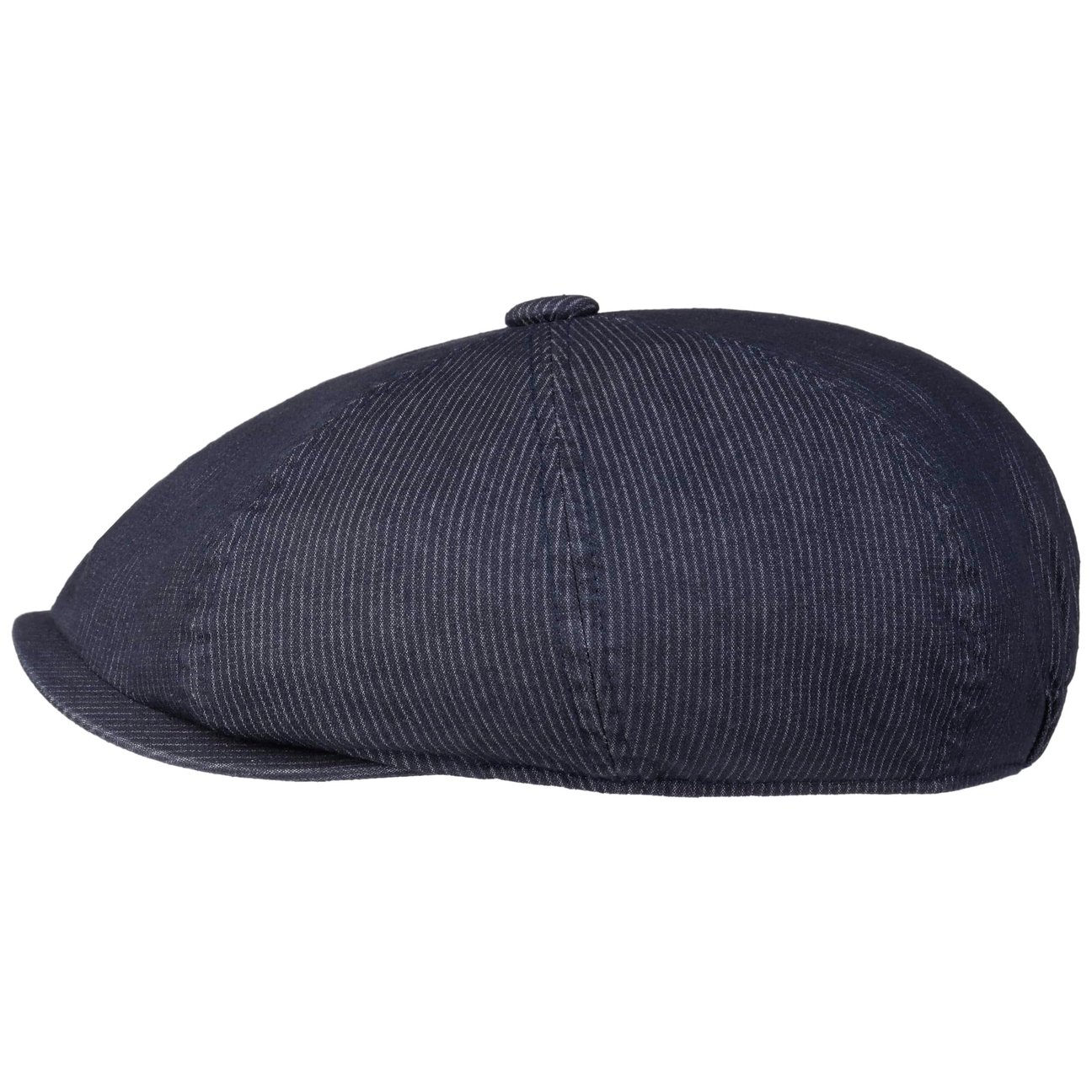 Lipodo Navy Cavento Flat Cap By