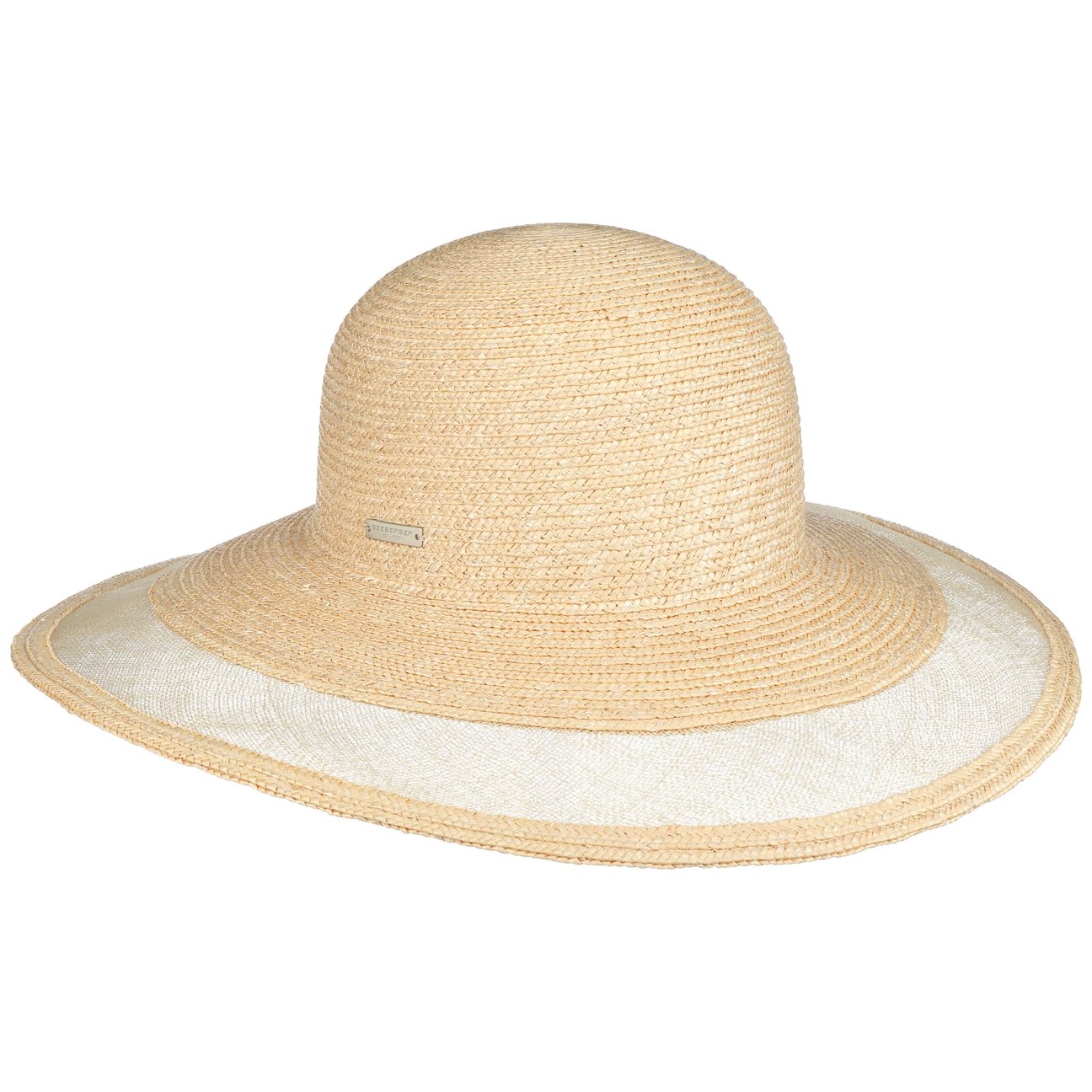 Seeberger Women's Nature Sinamay Edge Floppy Hat By
