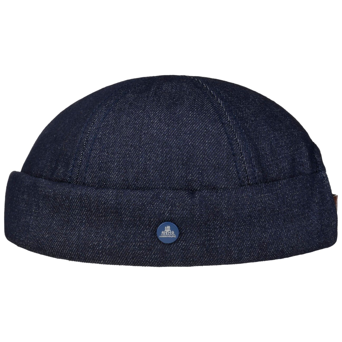 Hammaburg Denim-Navy Denim Docker Hat By