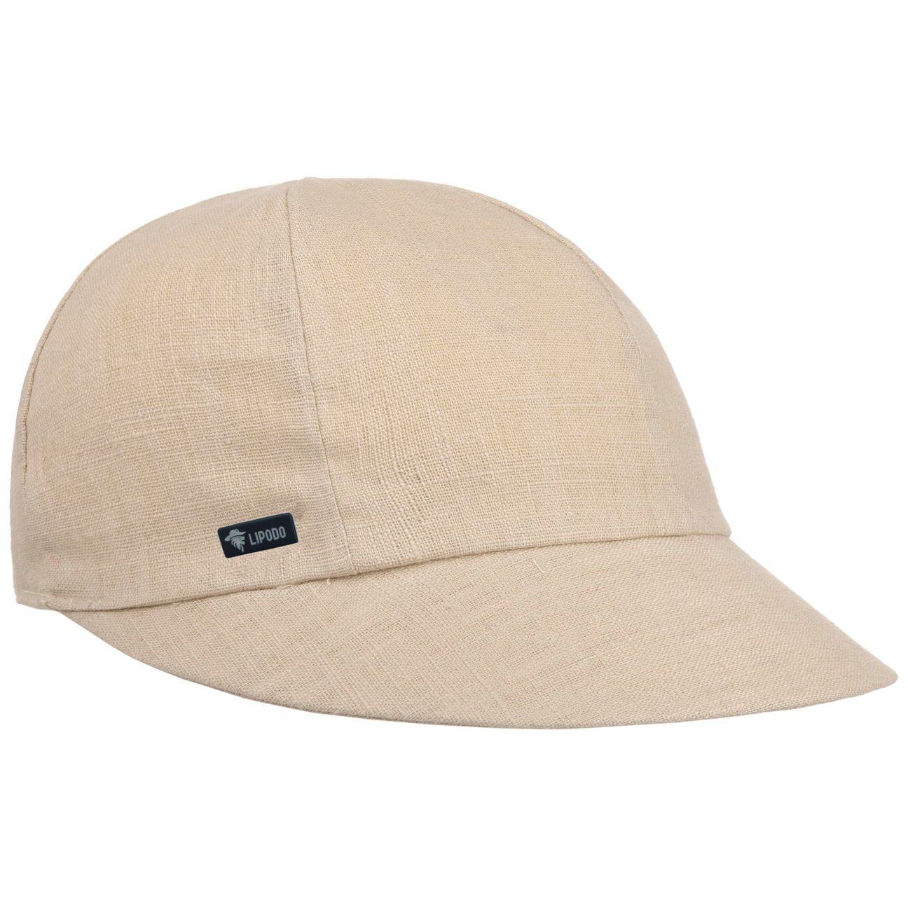 Lipodo Women's Beige Linen Visor By