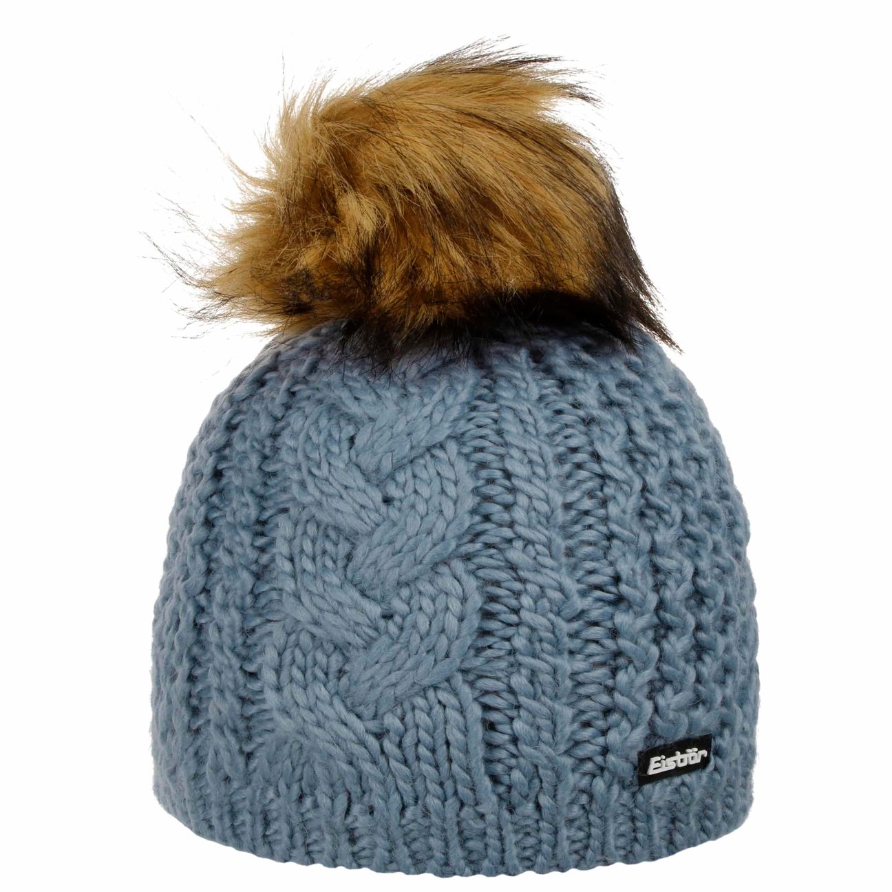 Eisbär Women's Blue Afra Lux Knit Beanie Hat By
