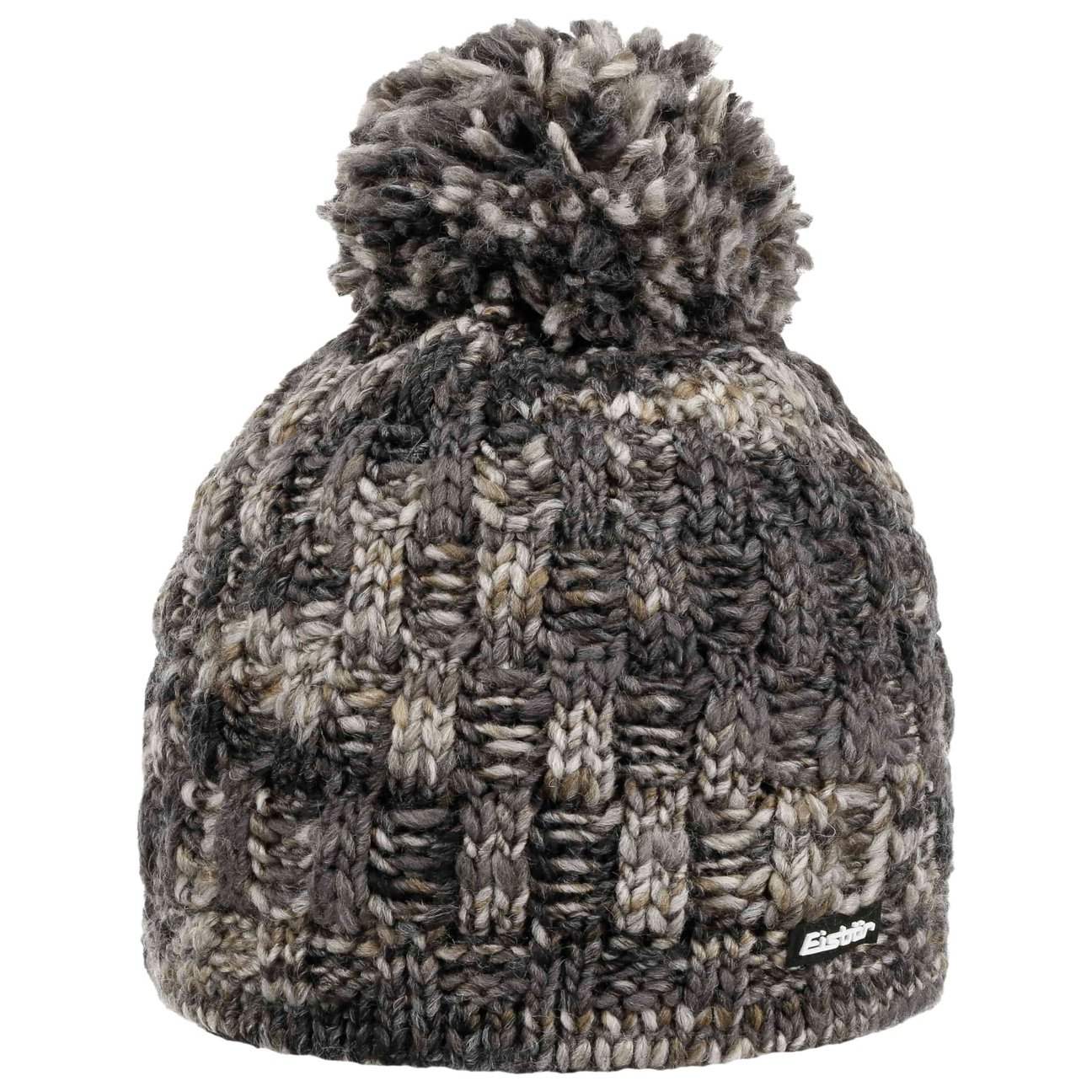 Eisbär Men's Anthracite Chari Pompom Hat By