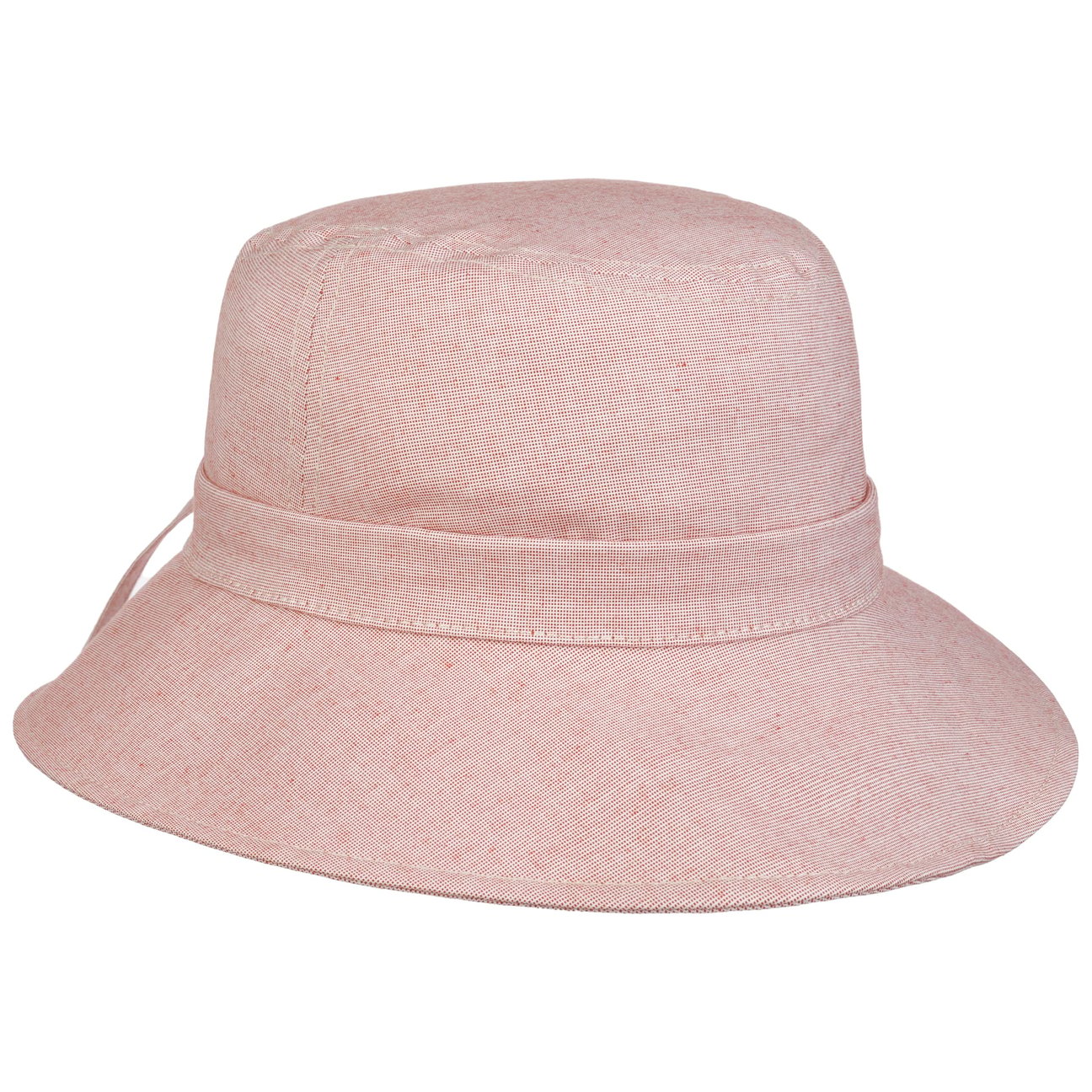 Mayser Women's Red Uni Bucket Hat With Uv Protection By
