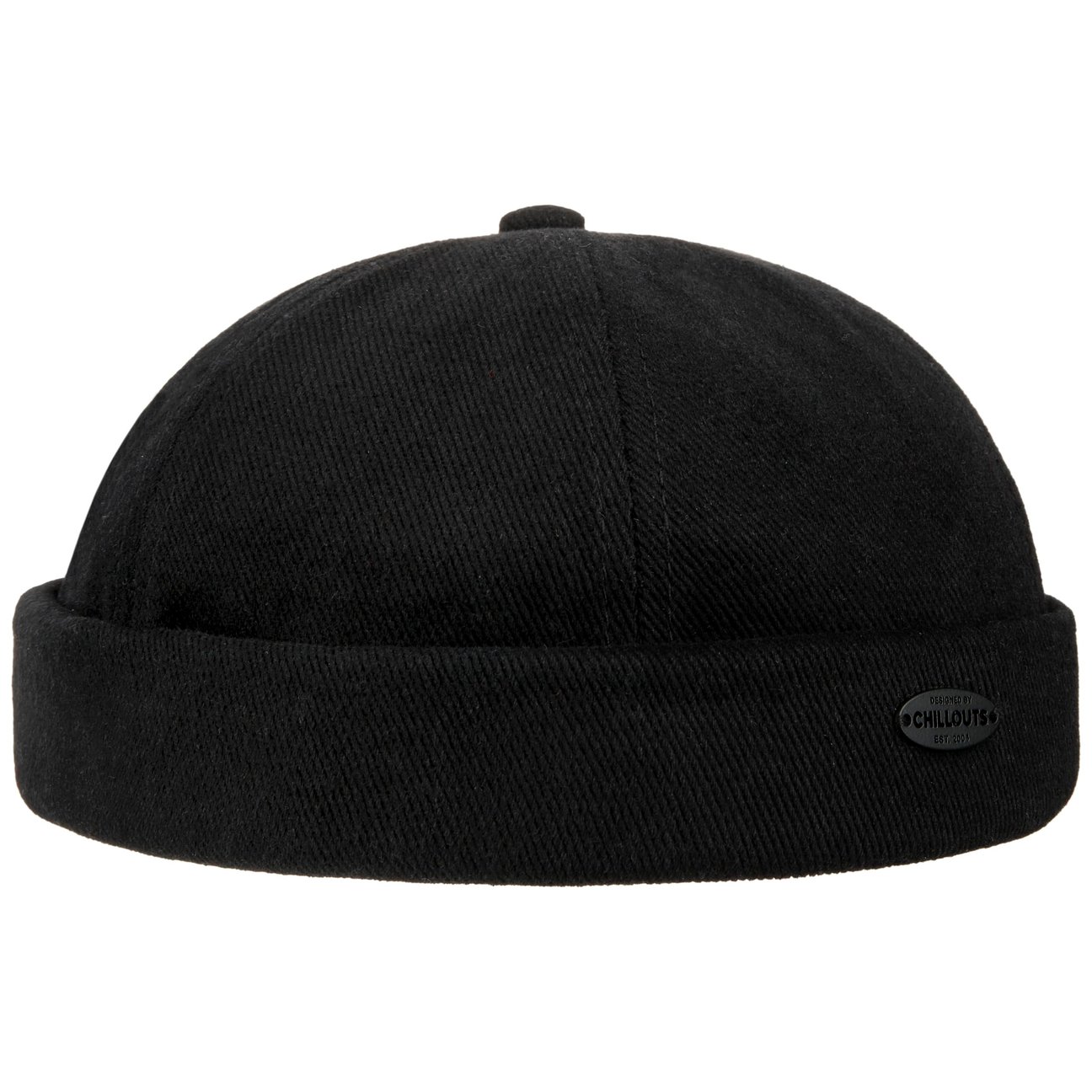 Chillouts Men's Black Delmas Cotton Docker Hat By