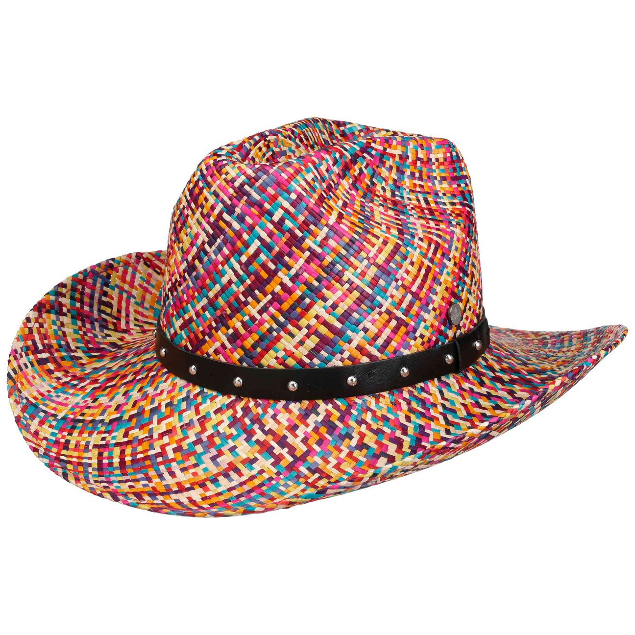 Lierys Women's Mixed Colours Multicolour Cattleman Panama Hat By
