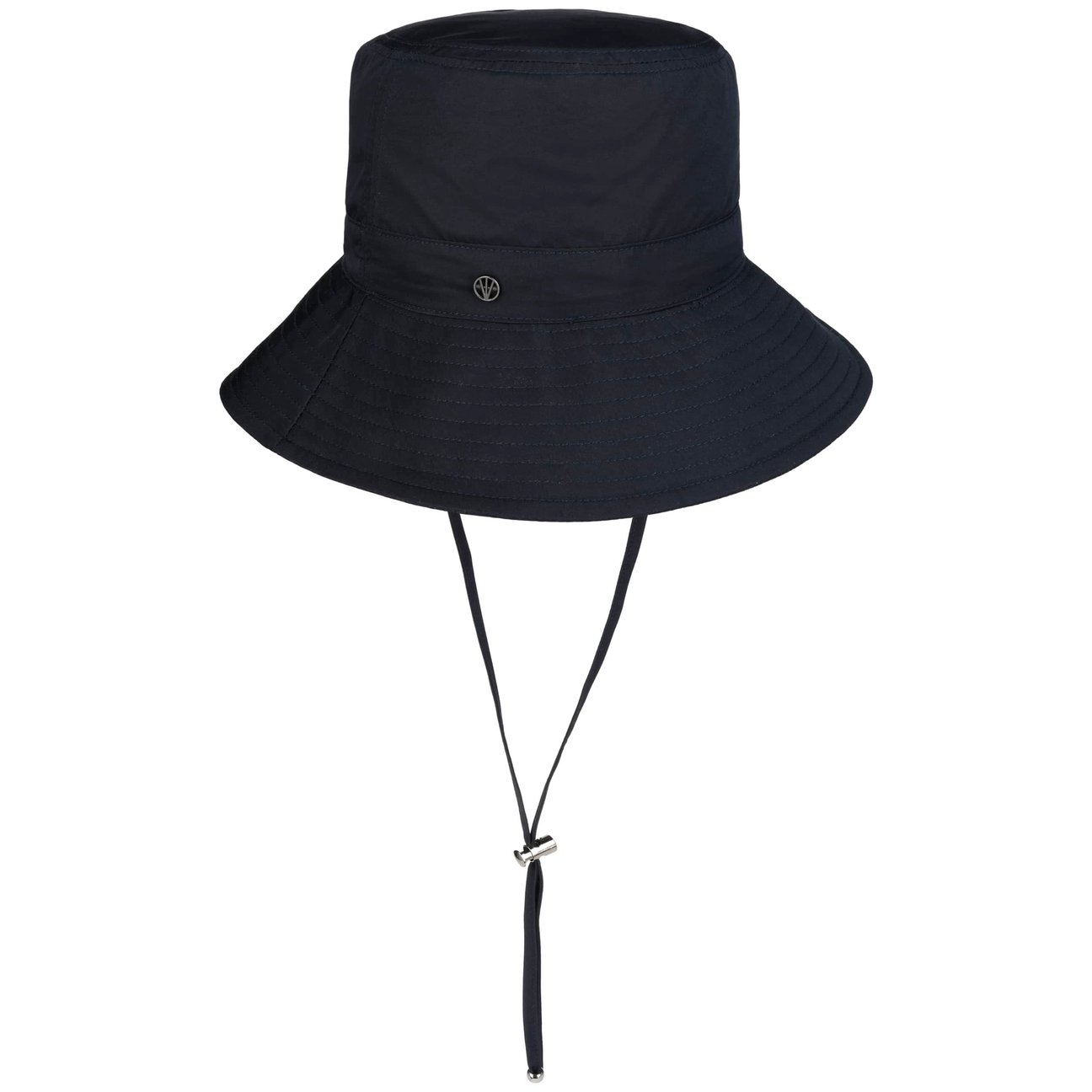 Loevenich Women's Navy Uni Bucket Rain Hat With Chin Strap By