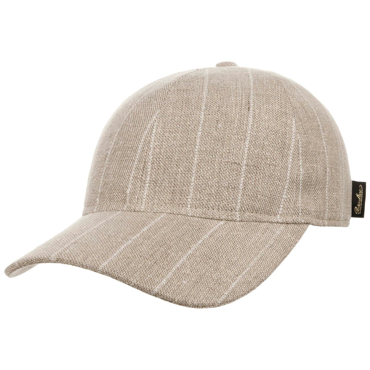 Borsalino Beige Hiker Stripe Cap By