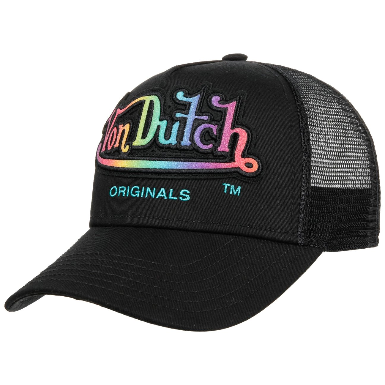 Von Dutch Men's Black Memphis Trucker Cap By