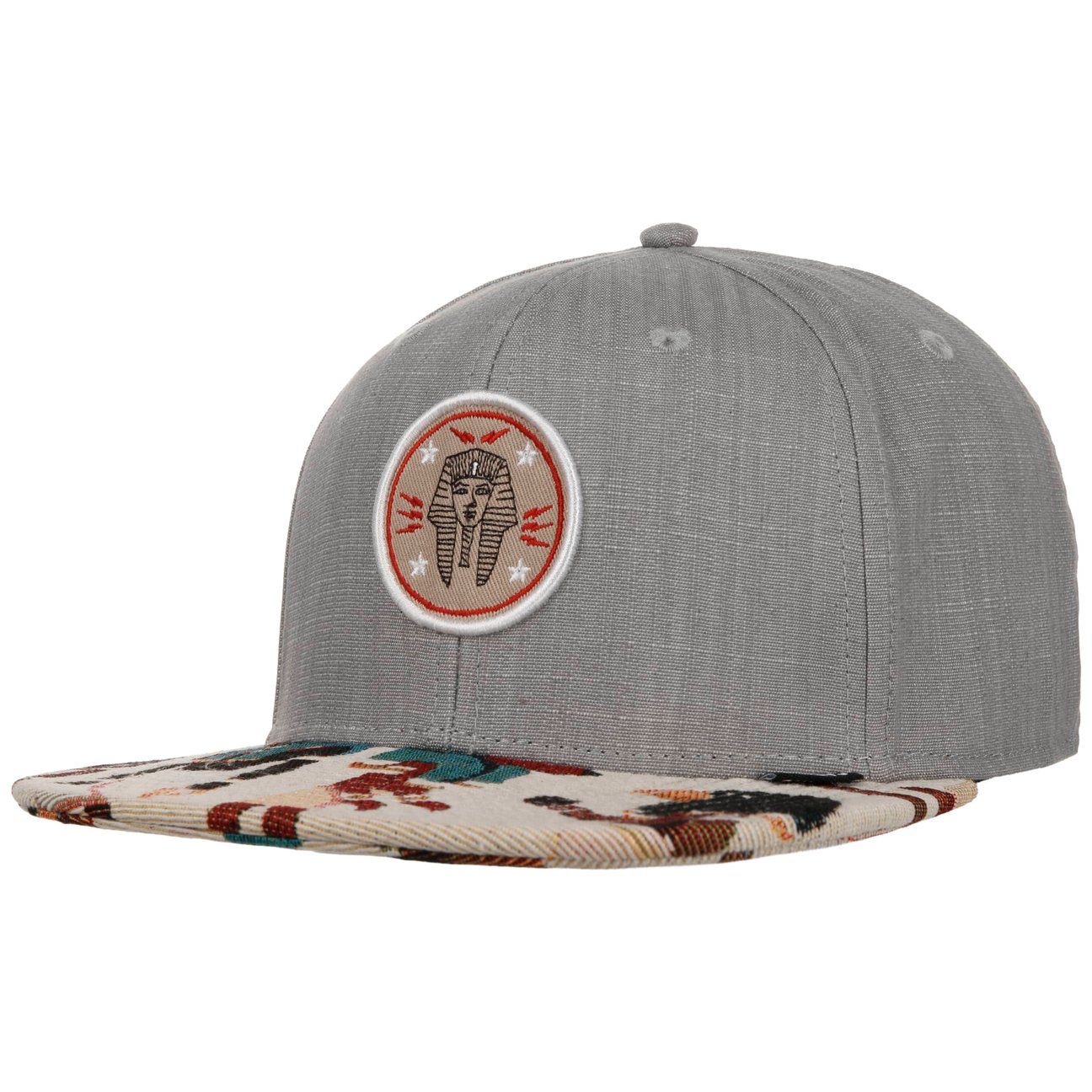 Djinns Men's Grey Tutanch Snapback Cap By